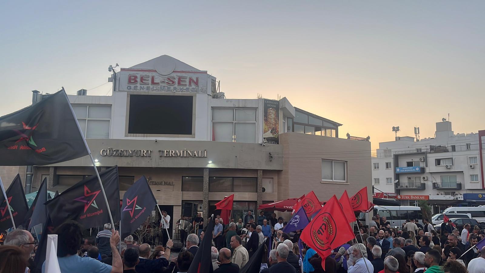 image Fires and dancing in Morphou as protests against north hijab law continue