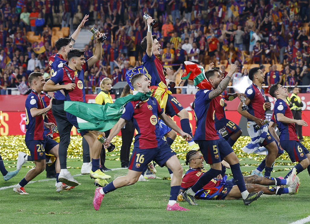 image Cup win gives Barca extra motivation for Inter clash, says Flick