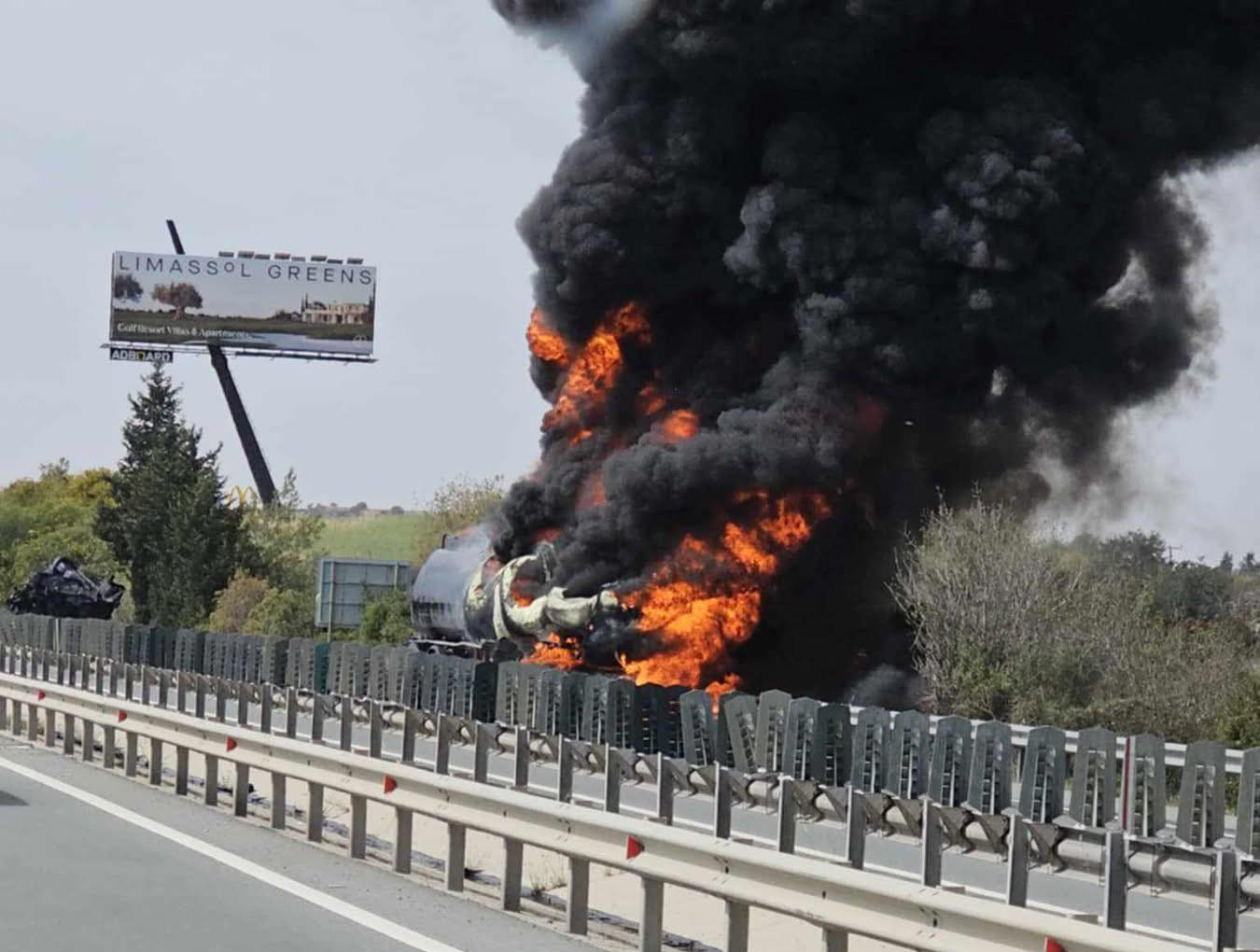 image Lorry drivers remain in hospital, conditions improve