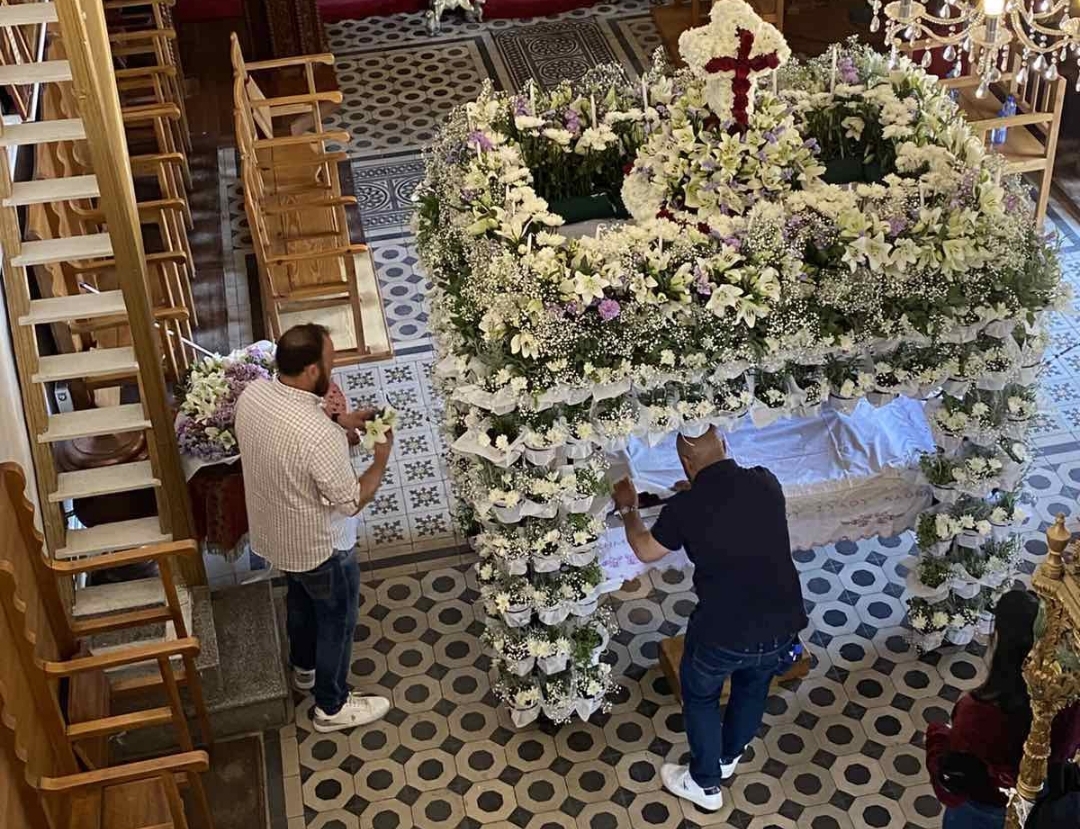 image Limassol village decorates epitaph with a difference