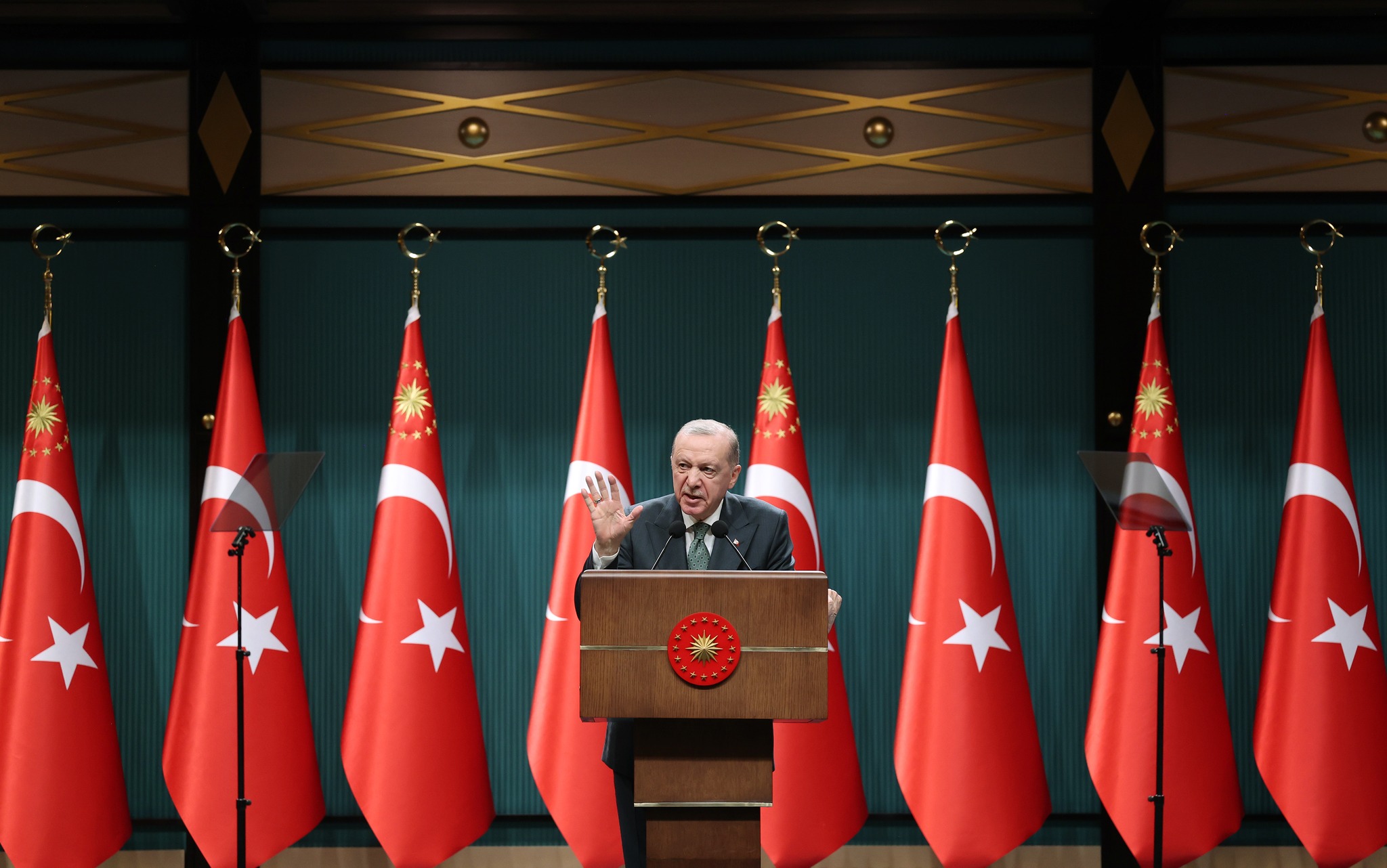 image Erdogan decries ‘impudence’ over headscarves