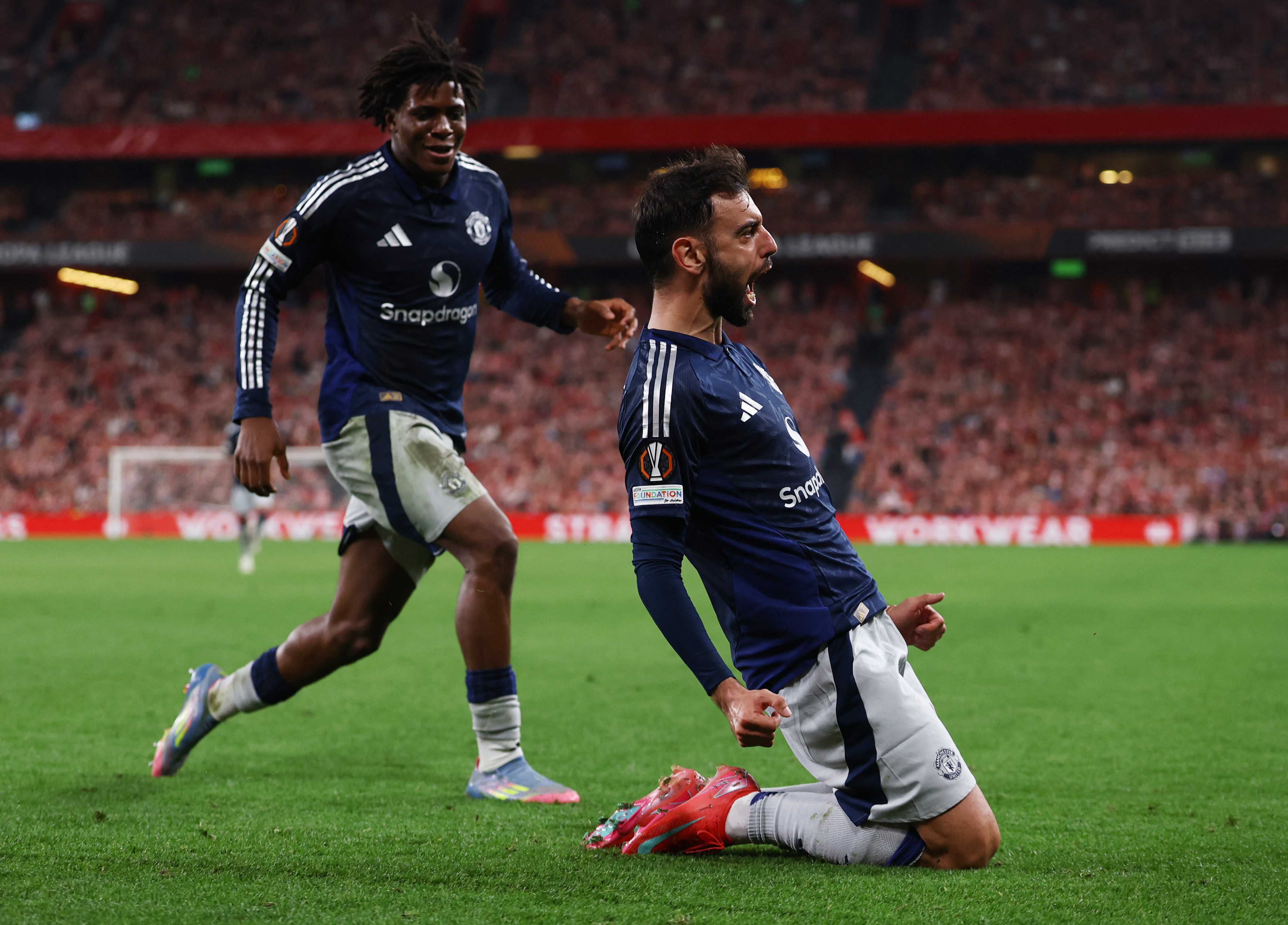 image Amorim says Man United ready to suffer to reach Europa League final