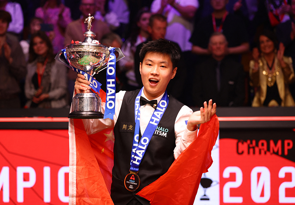 image China&#8217;s Zhao claims historic win over Williams in Crucible final