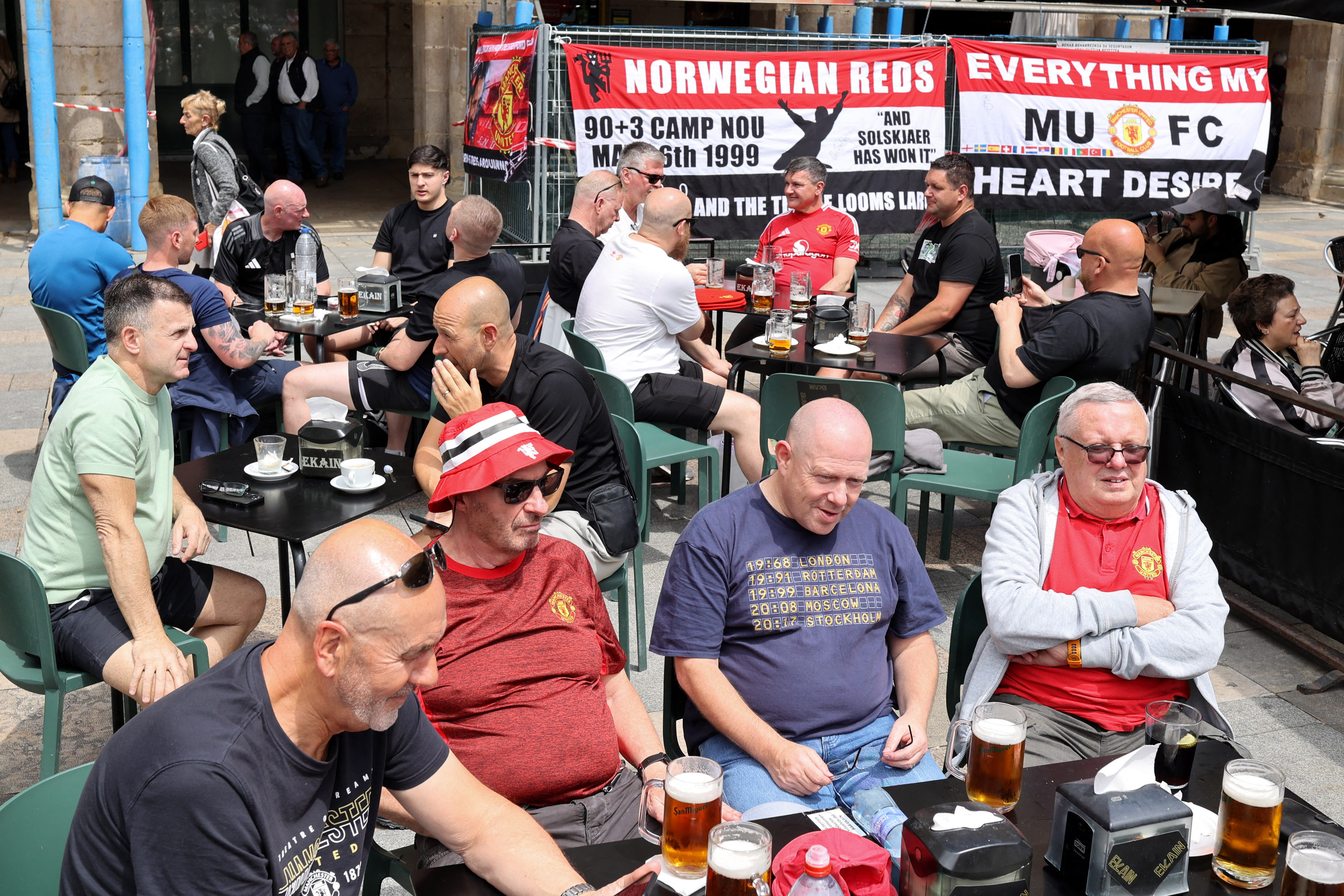 image Bilbao fortifies for onslaught of English fans ahead of Europa League final