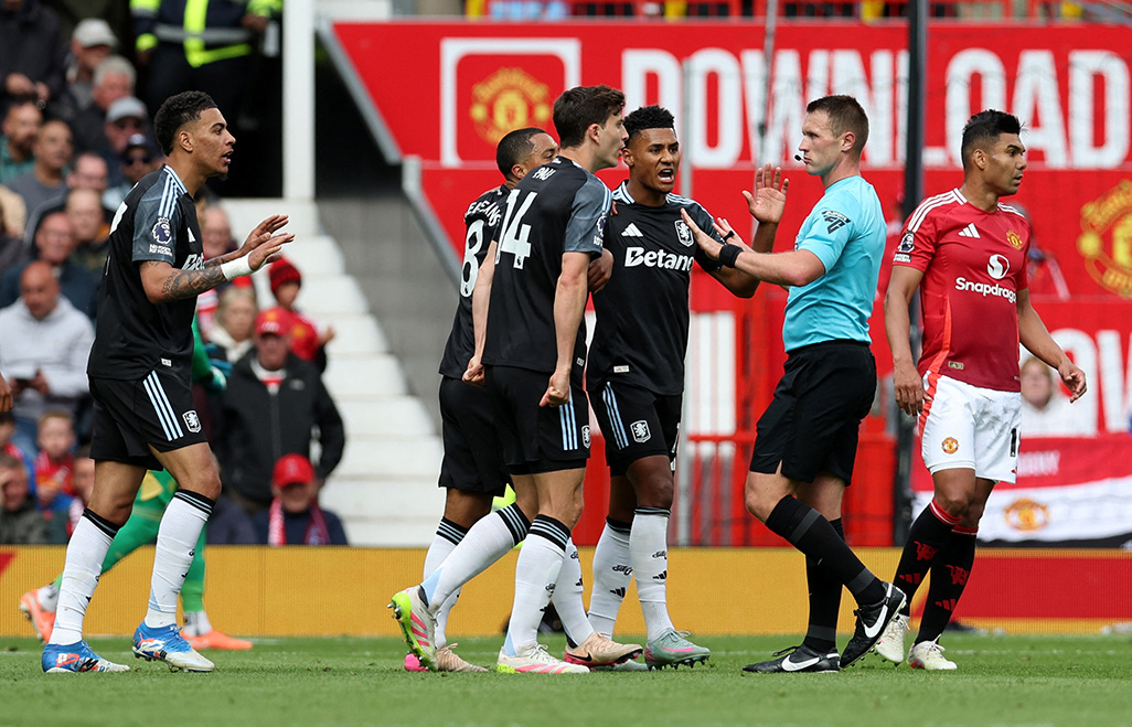 image Villa make refereeing complaint after missing out on Champions League