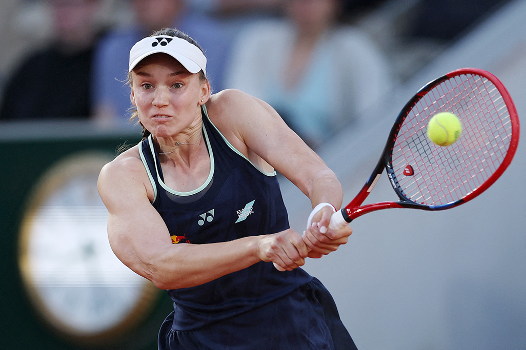 image Rybakina faces Ostapenko in French Open duel of hard-hitters (order of play)
