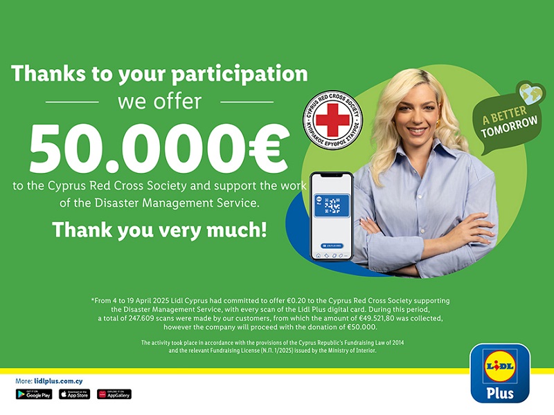 image Lidl support of Cyprus Red Cross continues with fresh €50K donation