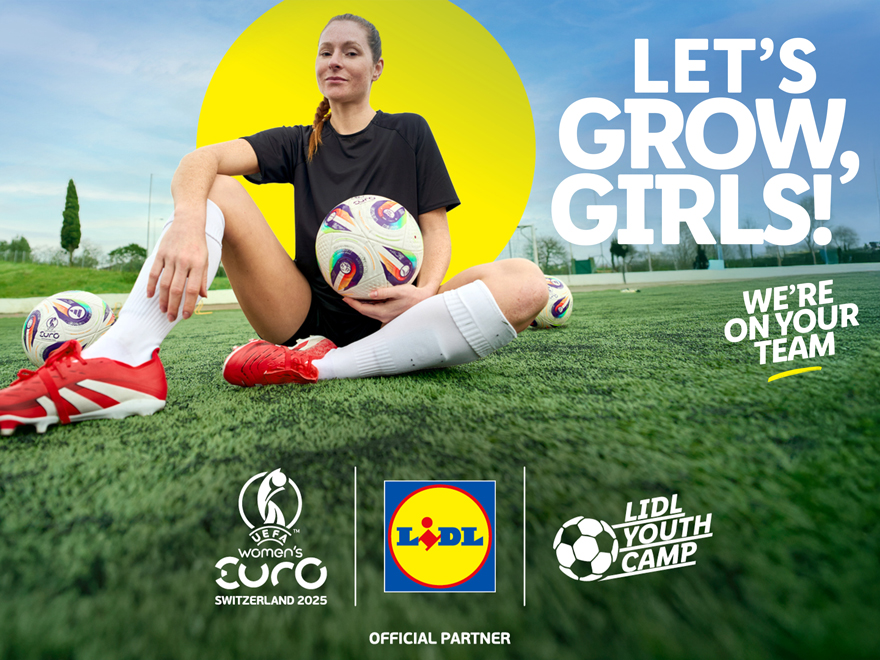 image Lidl Youth Camp for girls to feature in UEFA Women&#8217;s EURO 2025