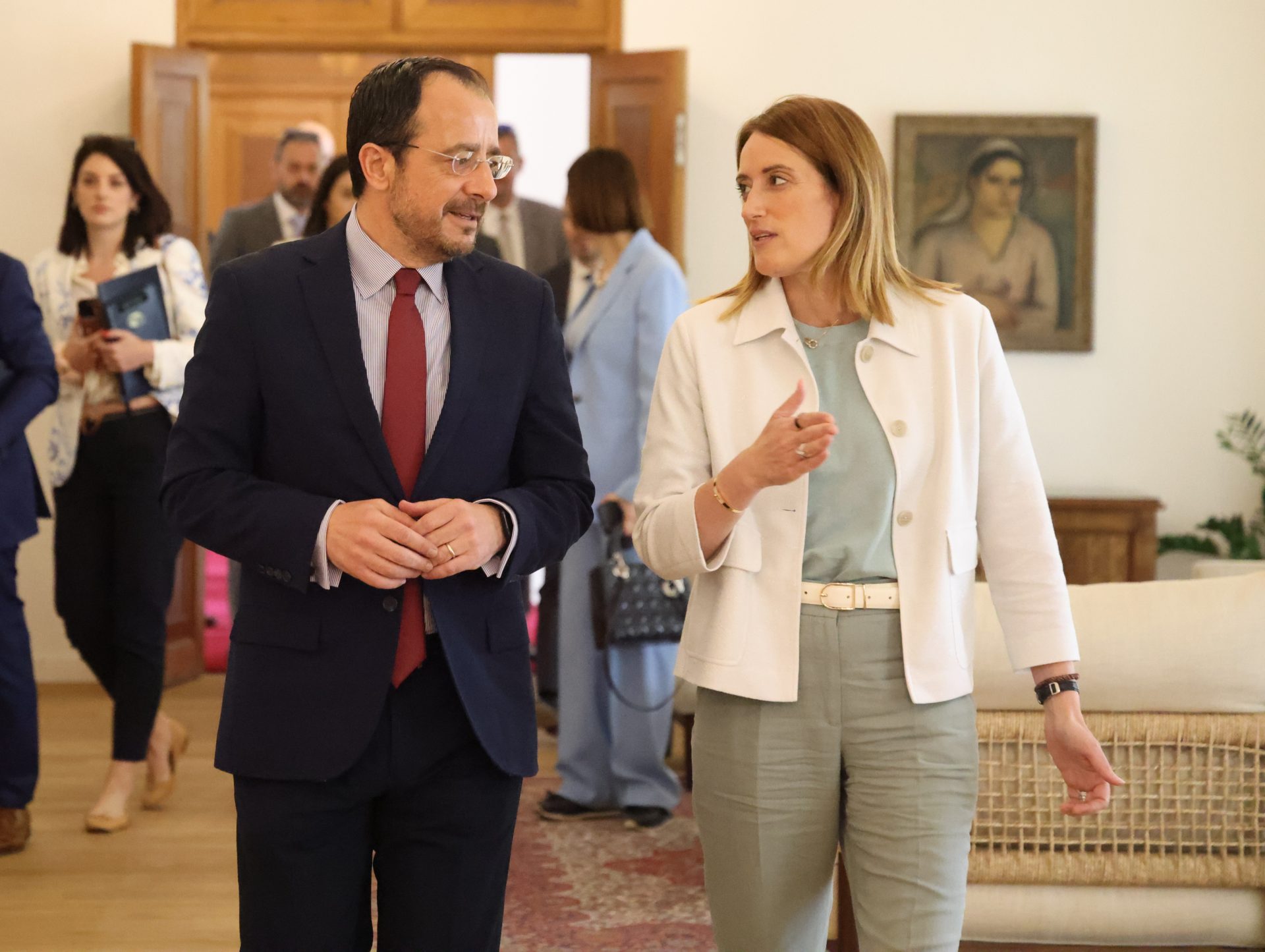 image Metsola’s Cyprus visit ‘a message of commitment to this country’