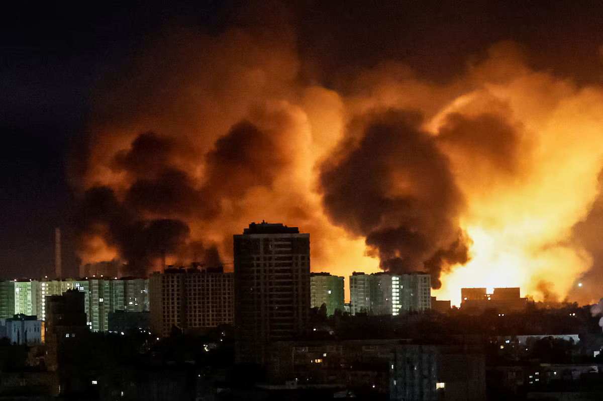image Russia launches largest aerial assault of war on Ukraine, killing 12