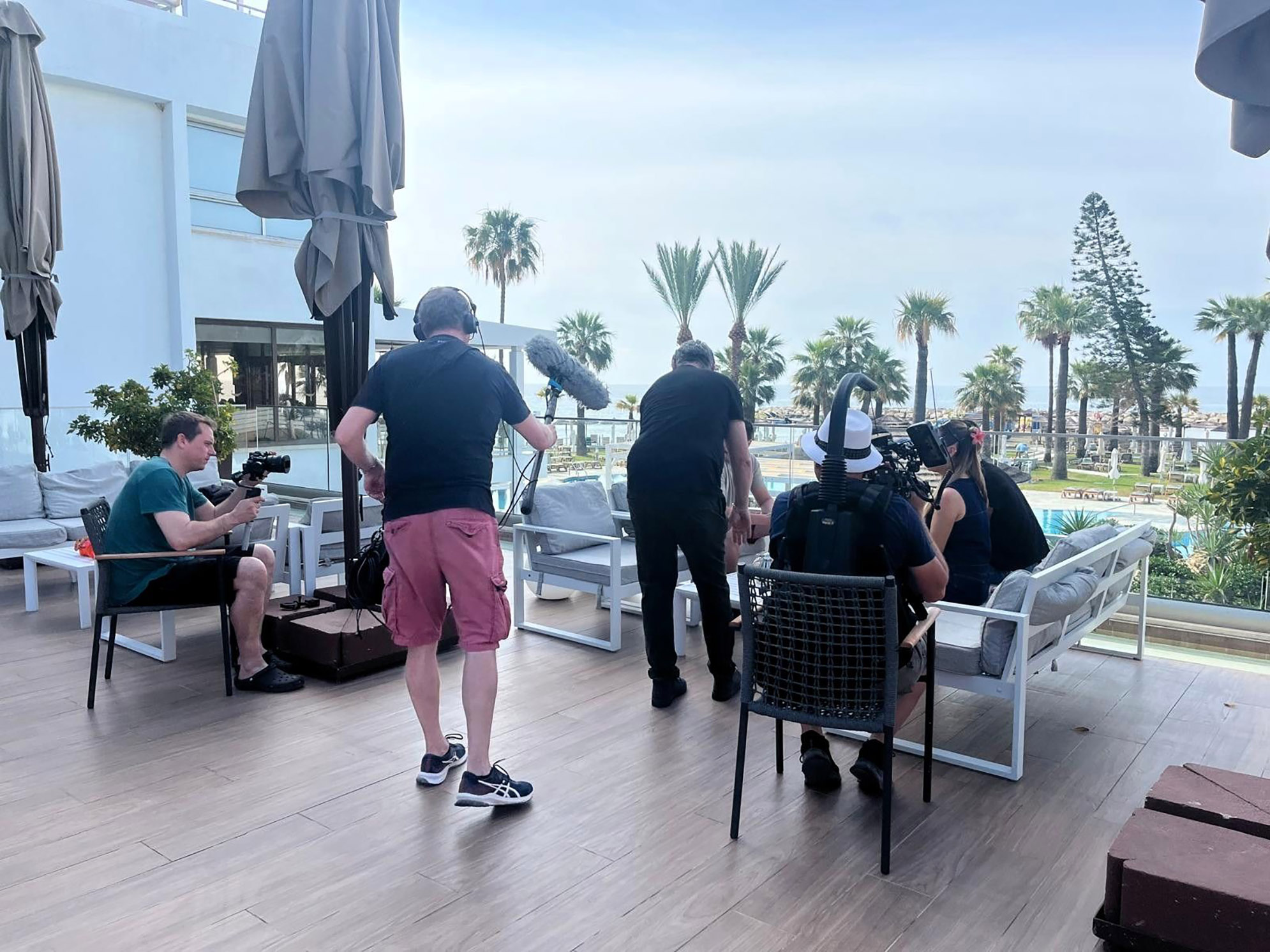 image Irish travel show films in Larnaca for upcoming season