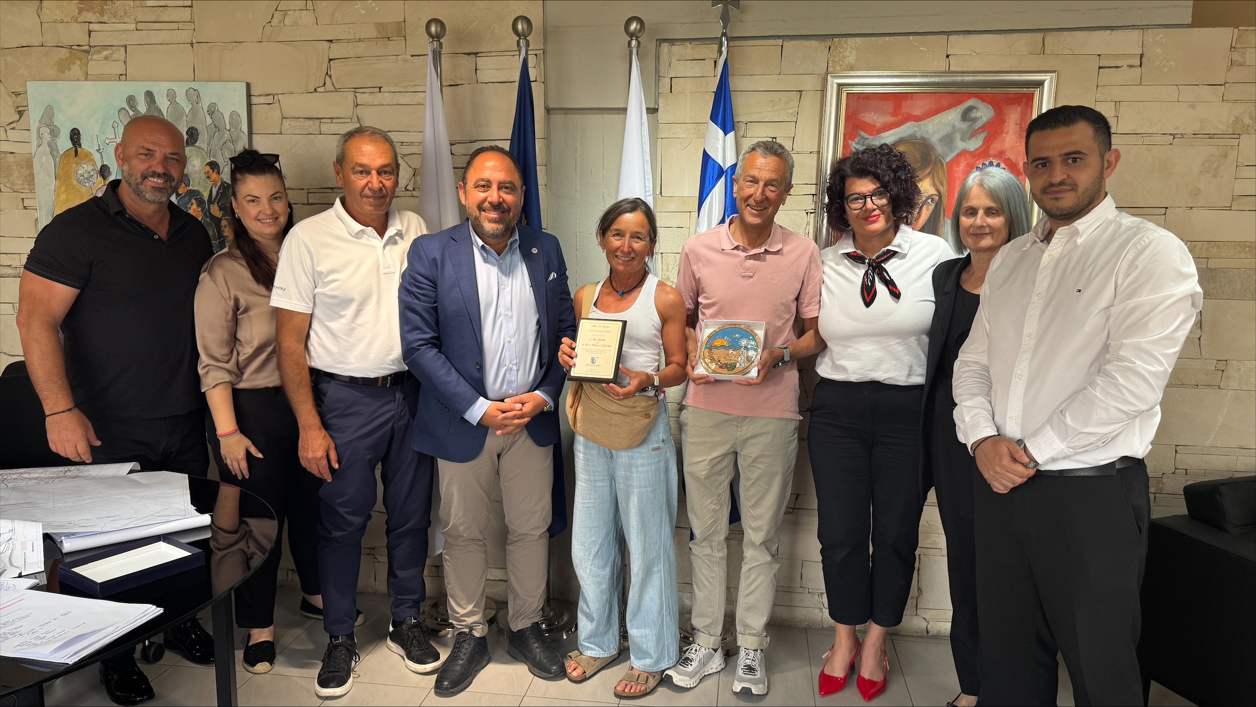 image Paralimni-Deryneia honours loyal Swiss tourists as tourism ambassadors
