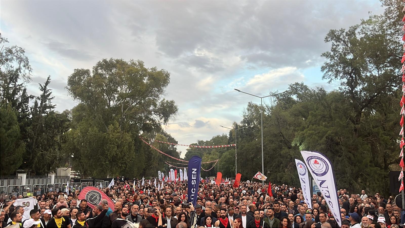 image Thousands of Turkish Cypriots take to streets again over north hijab law