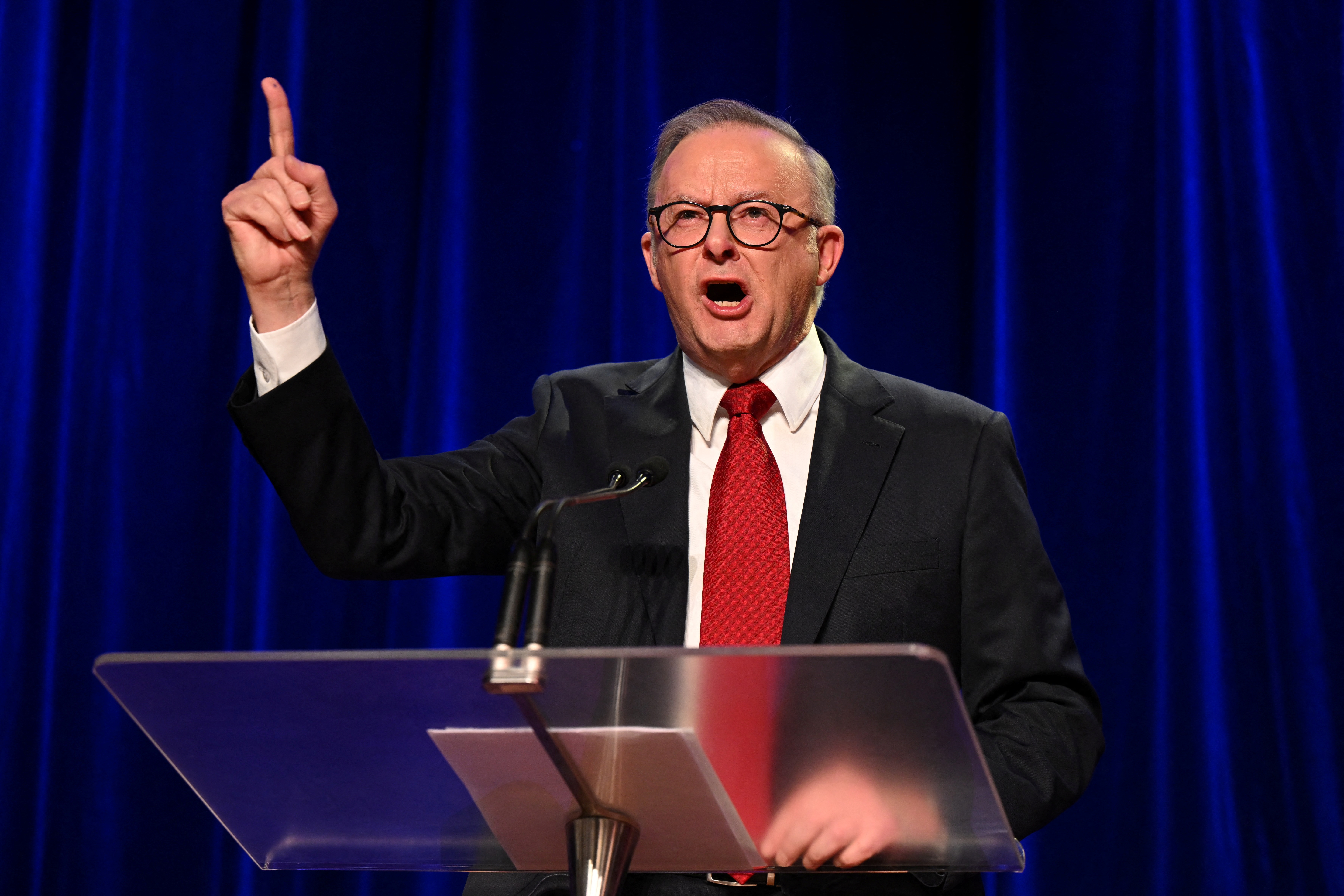 image Australia&#8217;s Albanese claims election victory, riding anti-Trump wave
