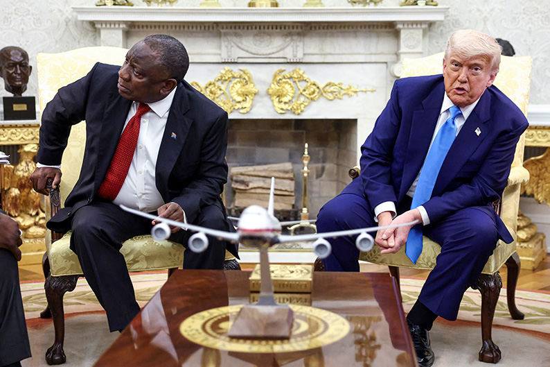 cover The poisoned chalice of a visit to Trump