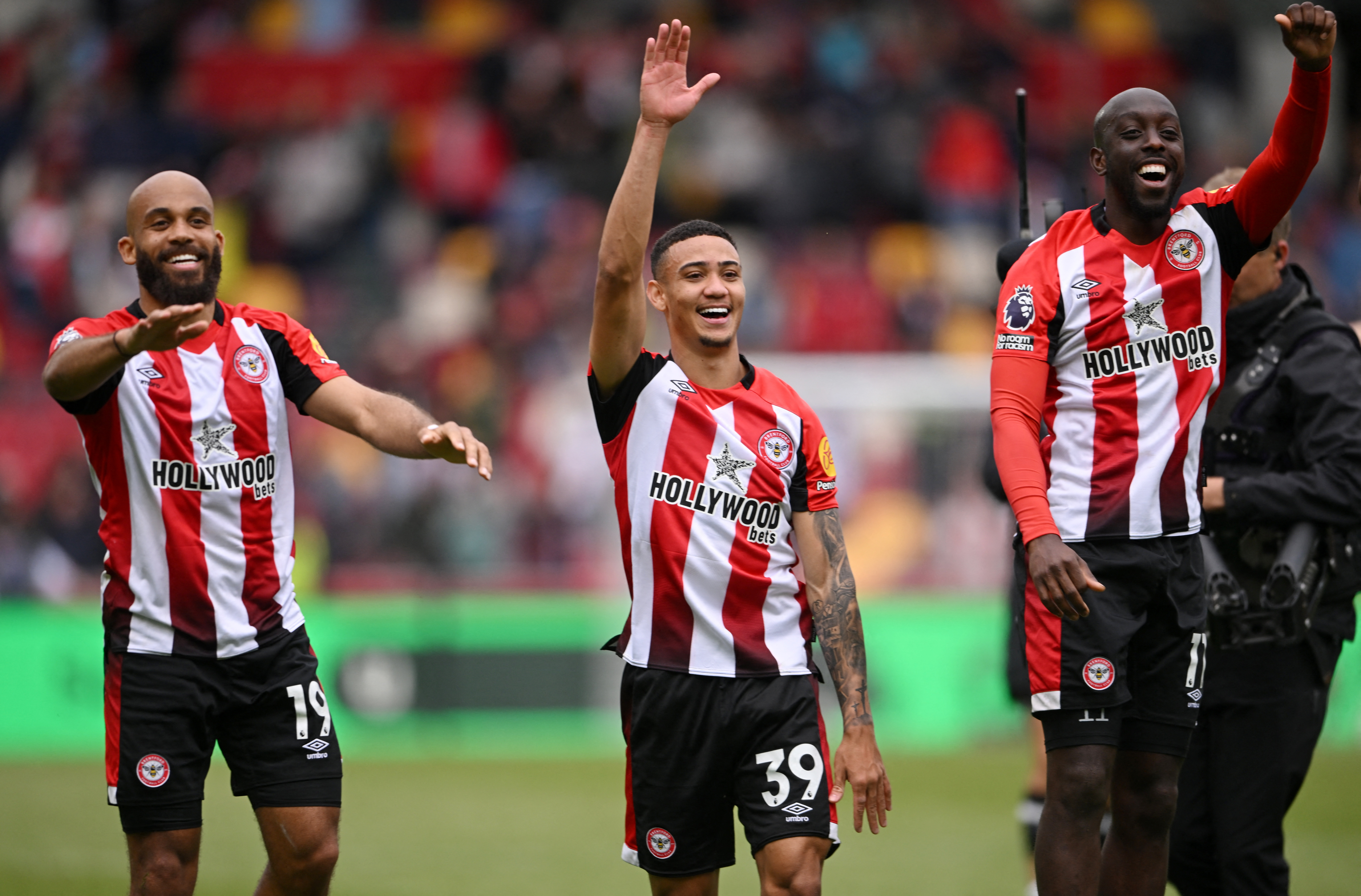 image Brentford boost European hopes with nervy 4-3 win over Man Utd