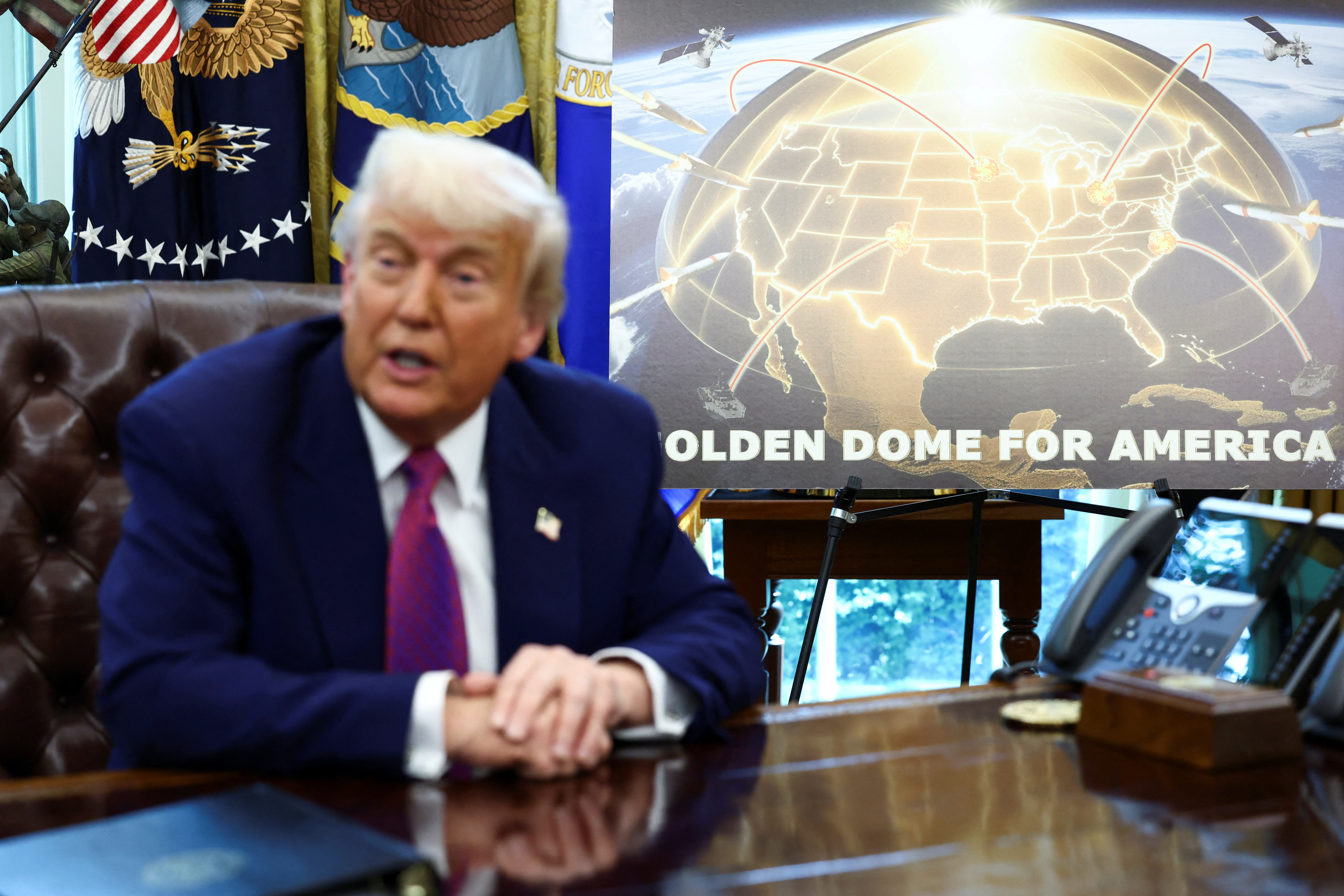 image Trump revives Reagan’s ‘Star Wars’ vision with new Golden Dome program