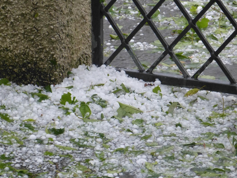 image Hailstones fall as storms hit Cyprus