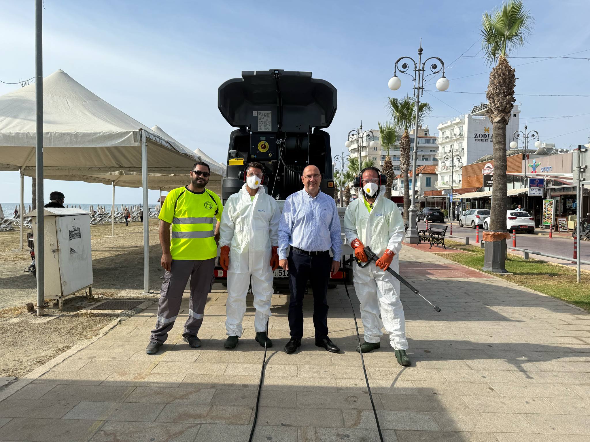 image Larnaca to be squeaky clean with new machine
