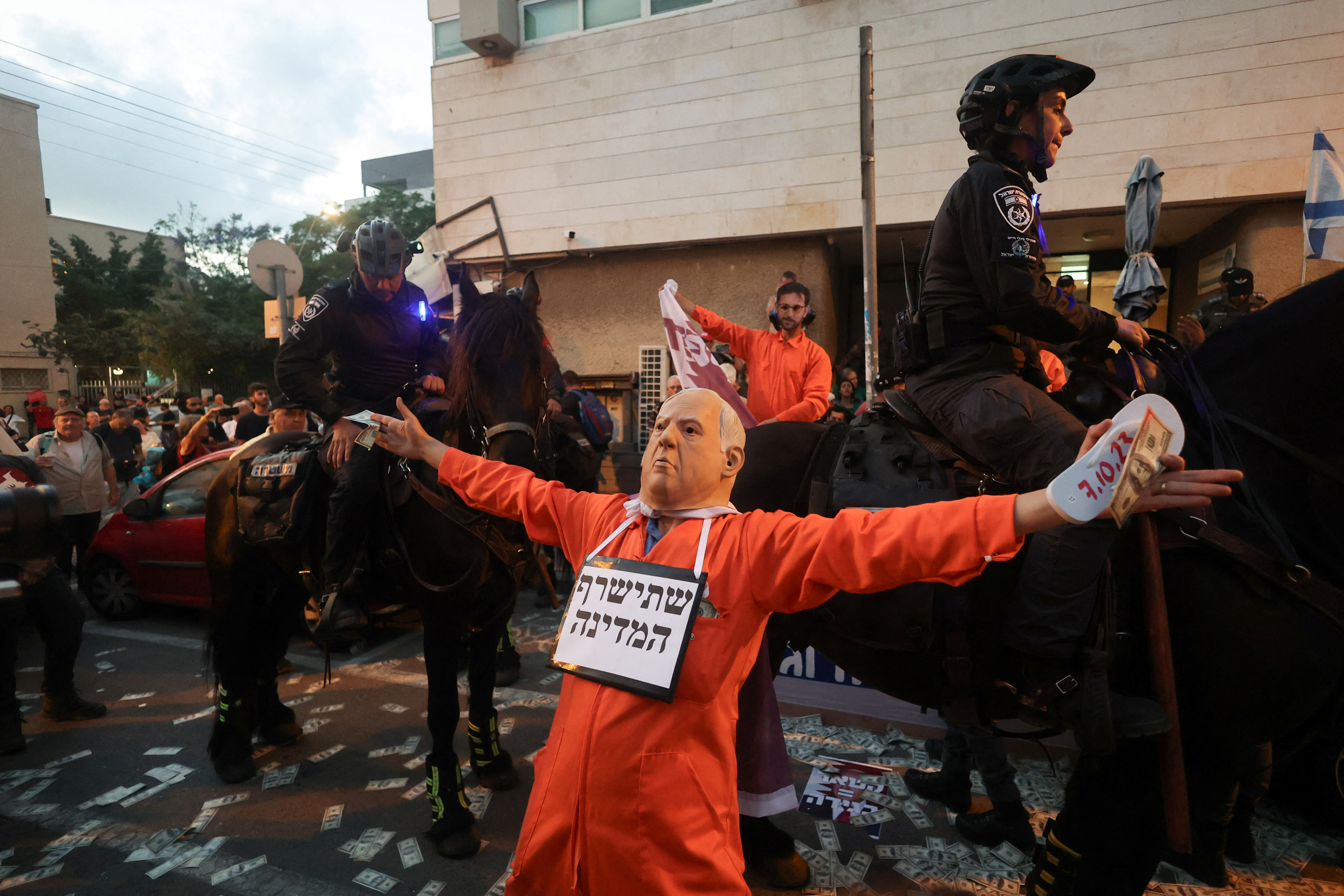 image Israeli military recovers bodies of two hostages held by Hamas, prime minister says