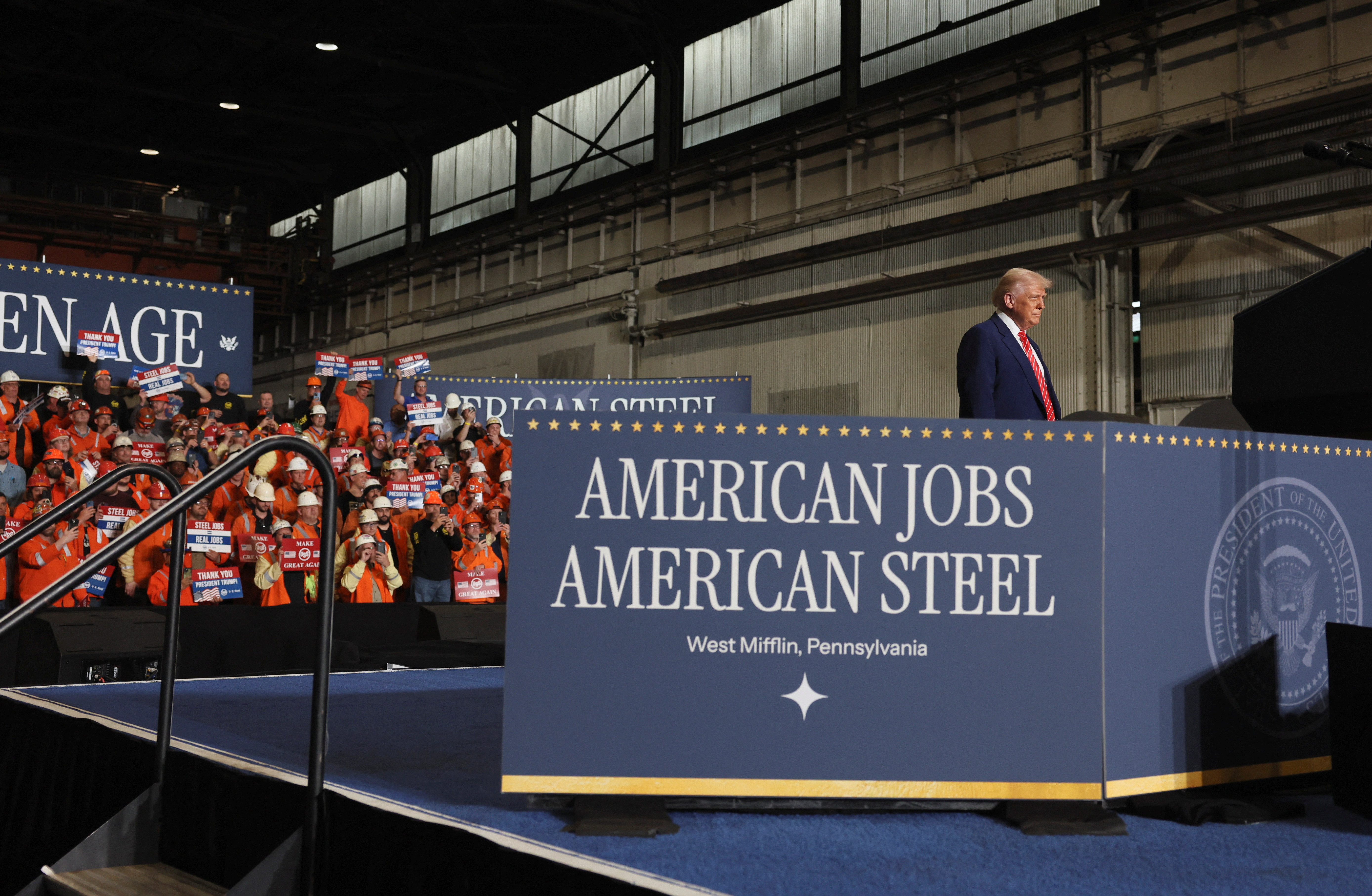 image EU, US report progress on trade talks despite new metals tariffs