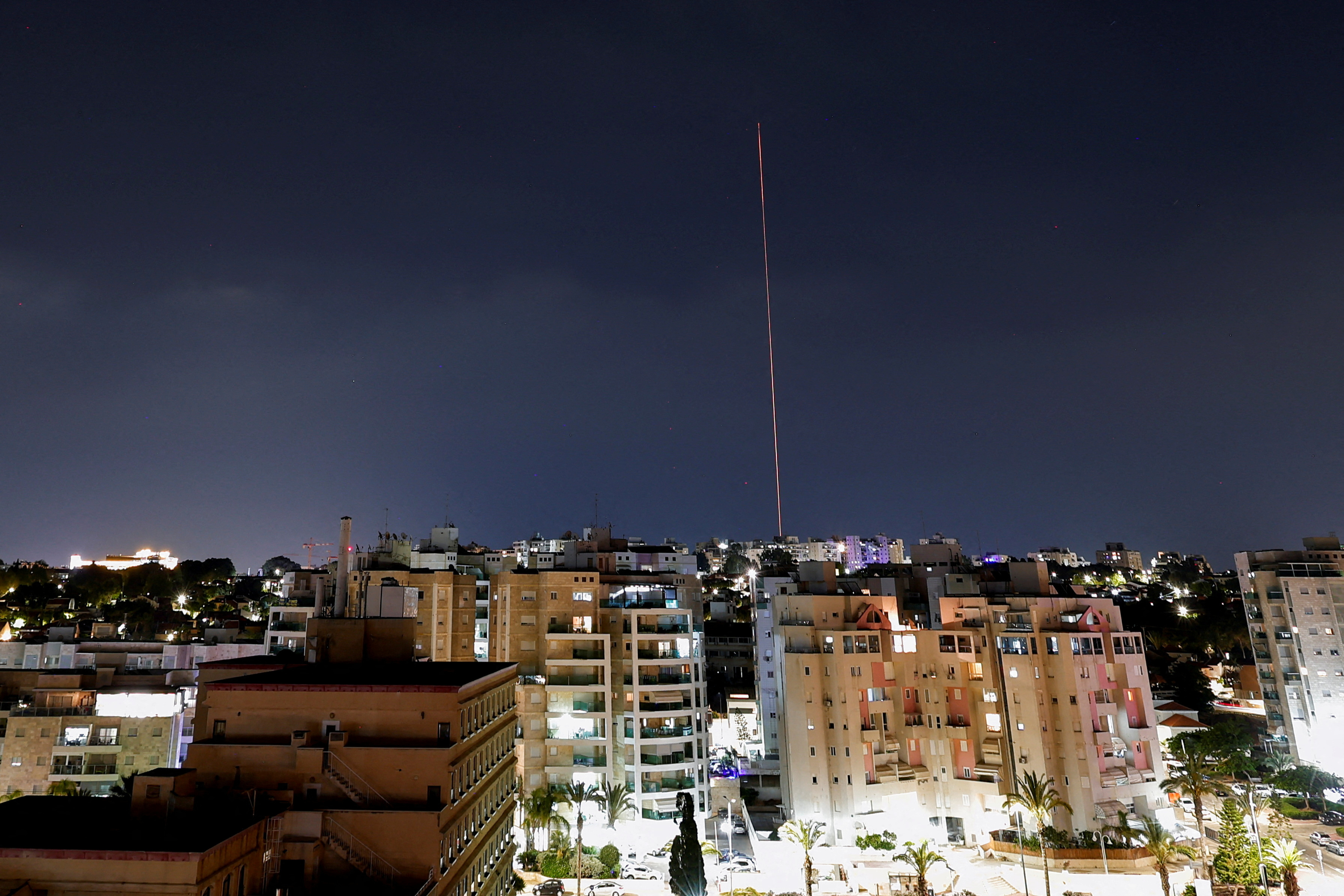 image Israeli military says two projectiles crossed from Syria towards Israel