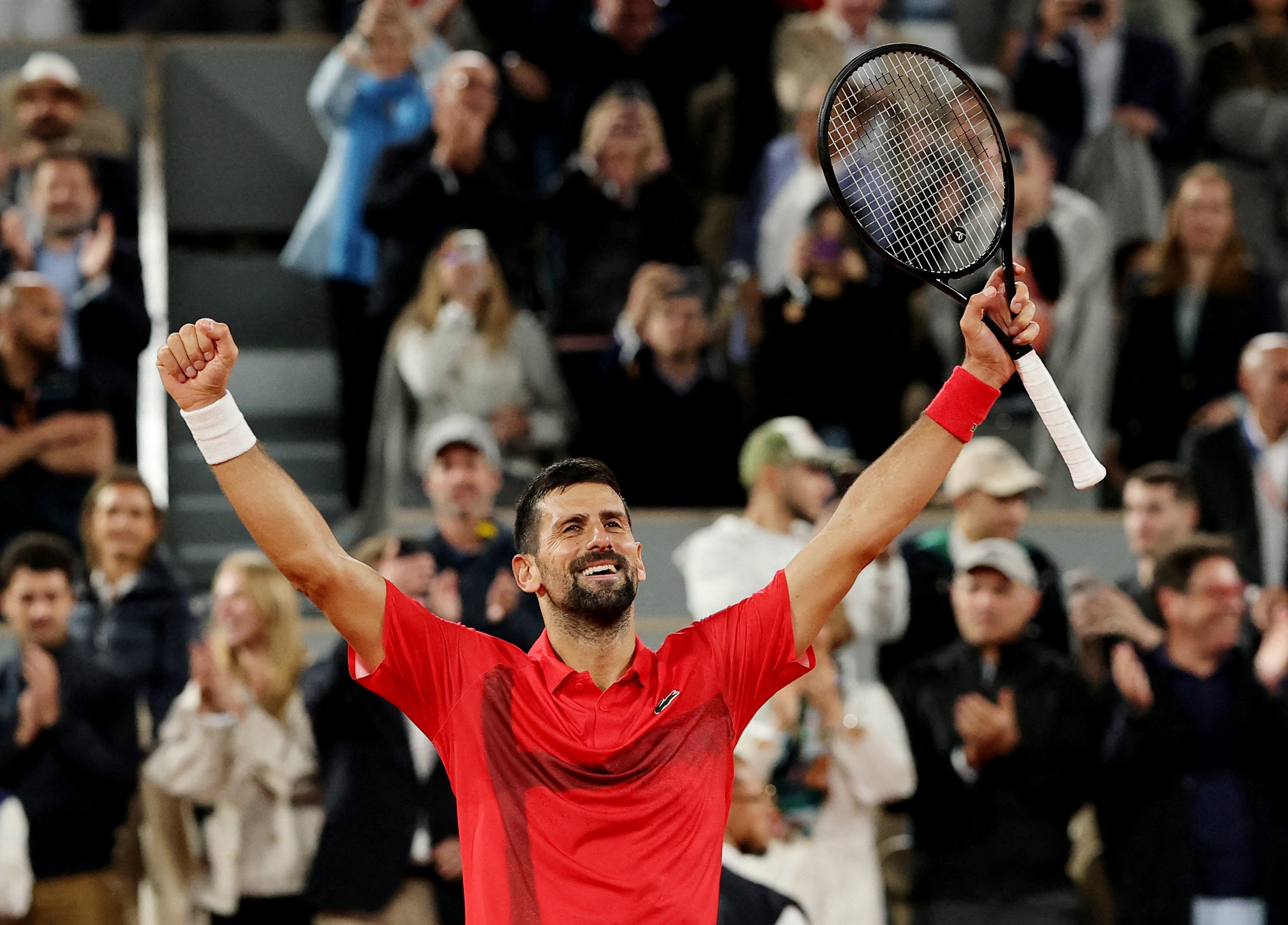 cover Djokovic downs Zverev to set up French Open semi-final against top seed Sinner
