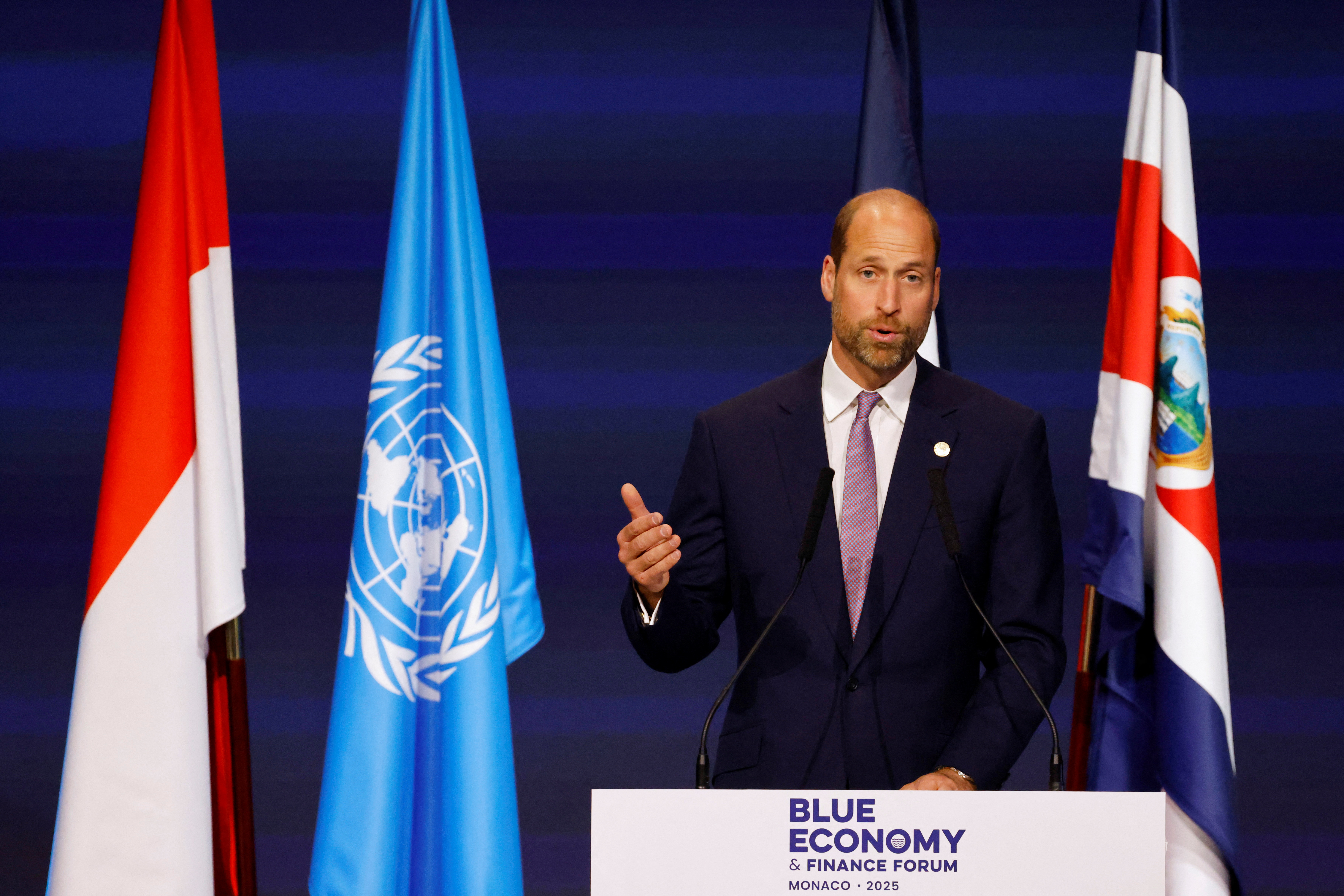 image UK&#8217;s Prince William calls for urgent action to protect oceans
