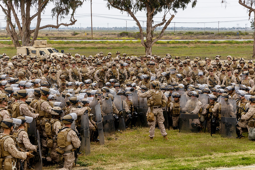 image Marines to deploy on LA streets within two days with authority to detain civilians