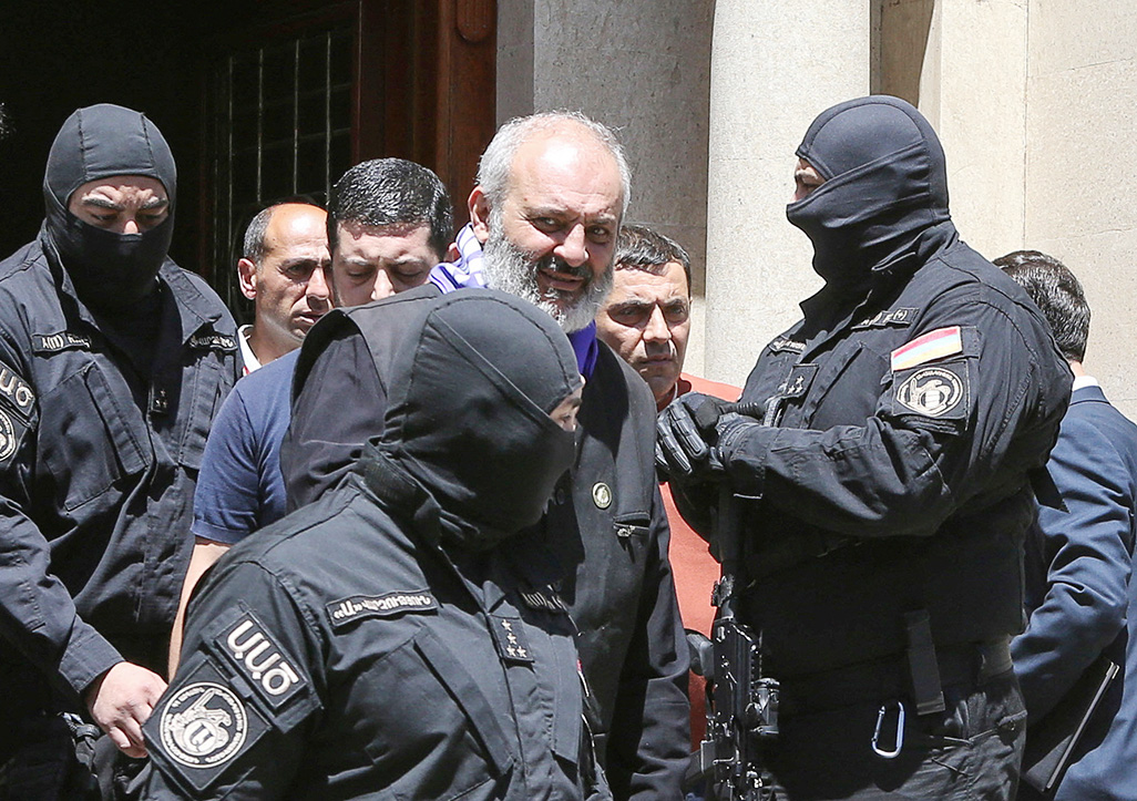 cover Armenia arrests archbishop over alleged coup plot