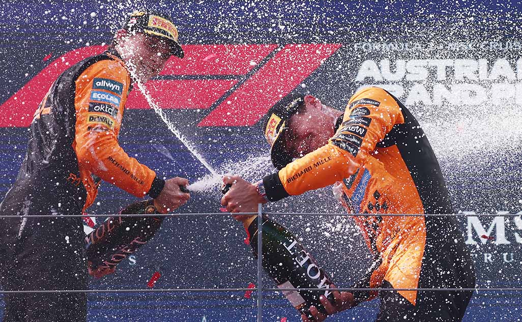 cover Norris cuts Piastri&#8217;s lead with one-two win in Austria