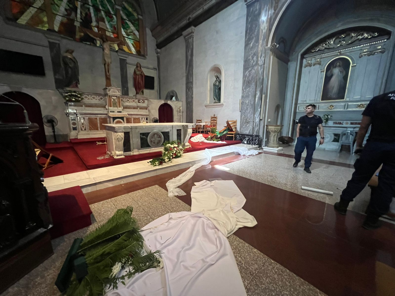 image Man arrested for vandalising Holy Cross church in Nicosia
