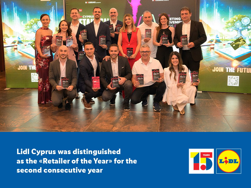 image Lidl Cyprus named &#8216;Retailer of the Year&#8217; for second year running