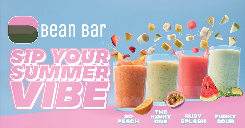cover Bean Bar unleashes summer flavours with four 100% fresh fruit juices