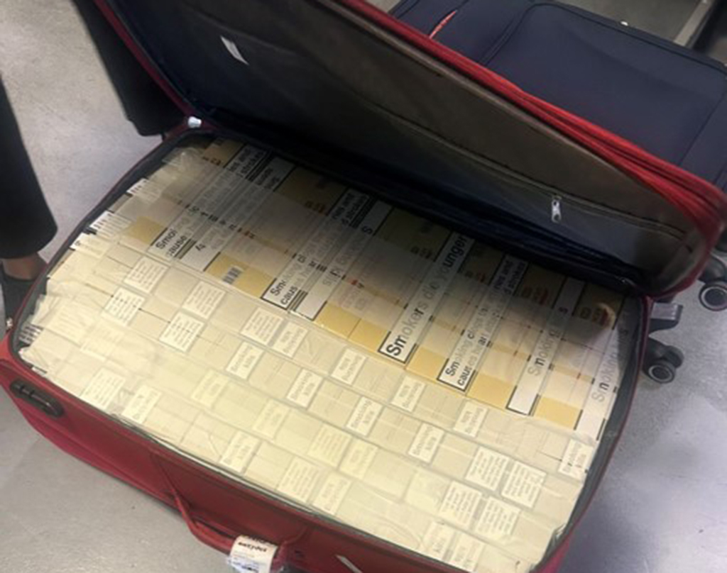 image Customs seize undeclared cigarettes at Paphos Airport