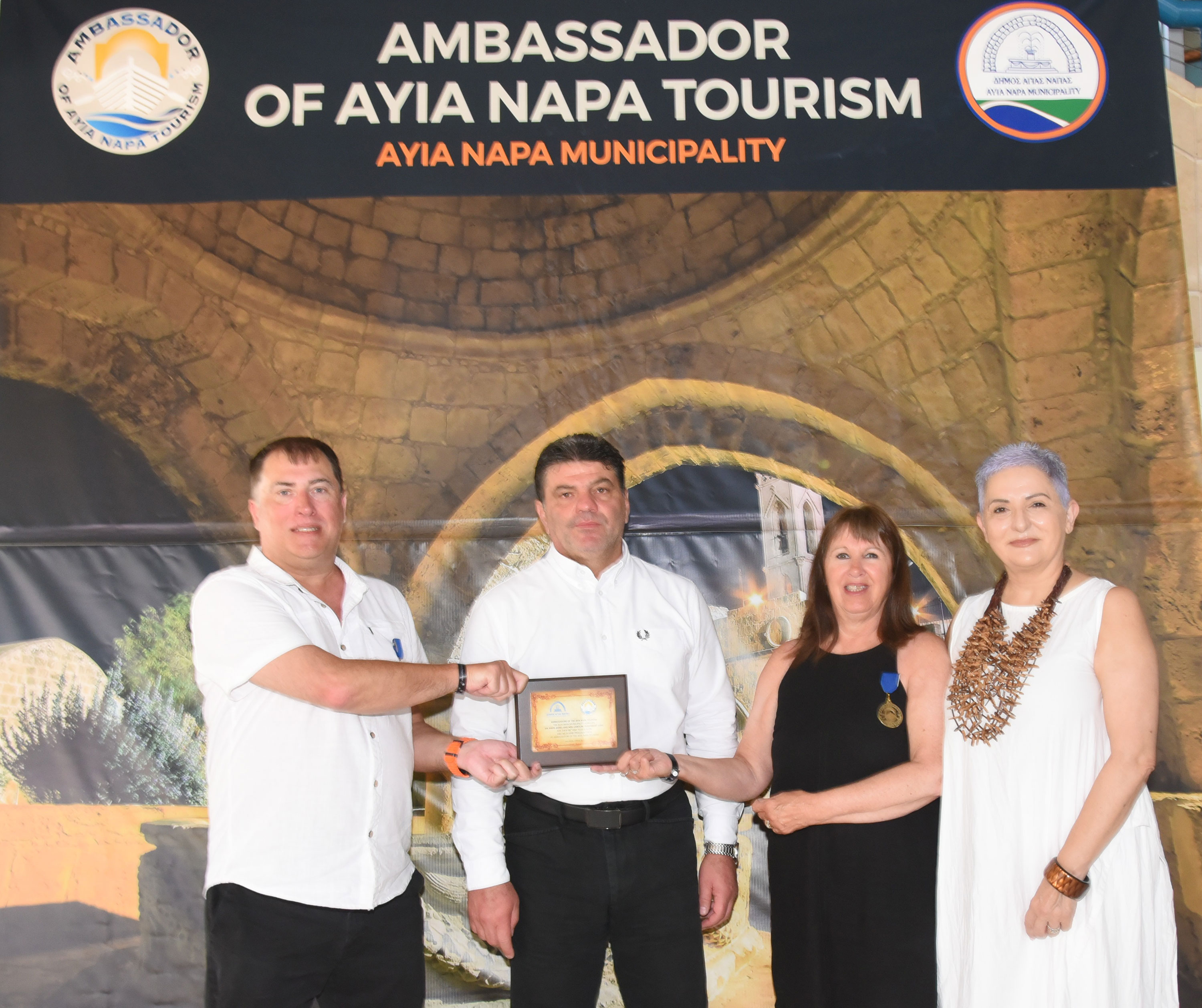 cover British couple Ayia Napa ‘tourism ambassadors’