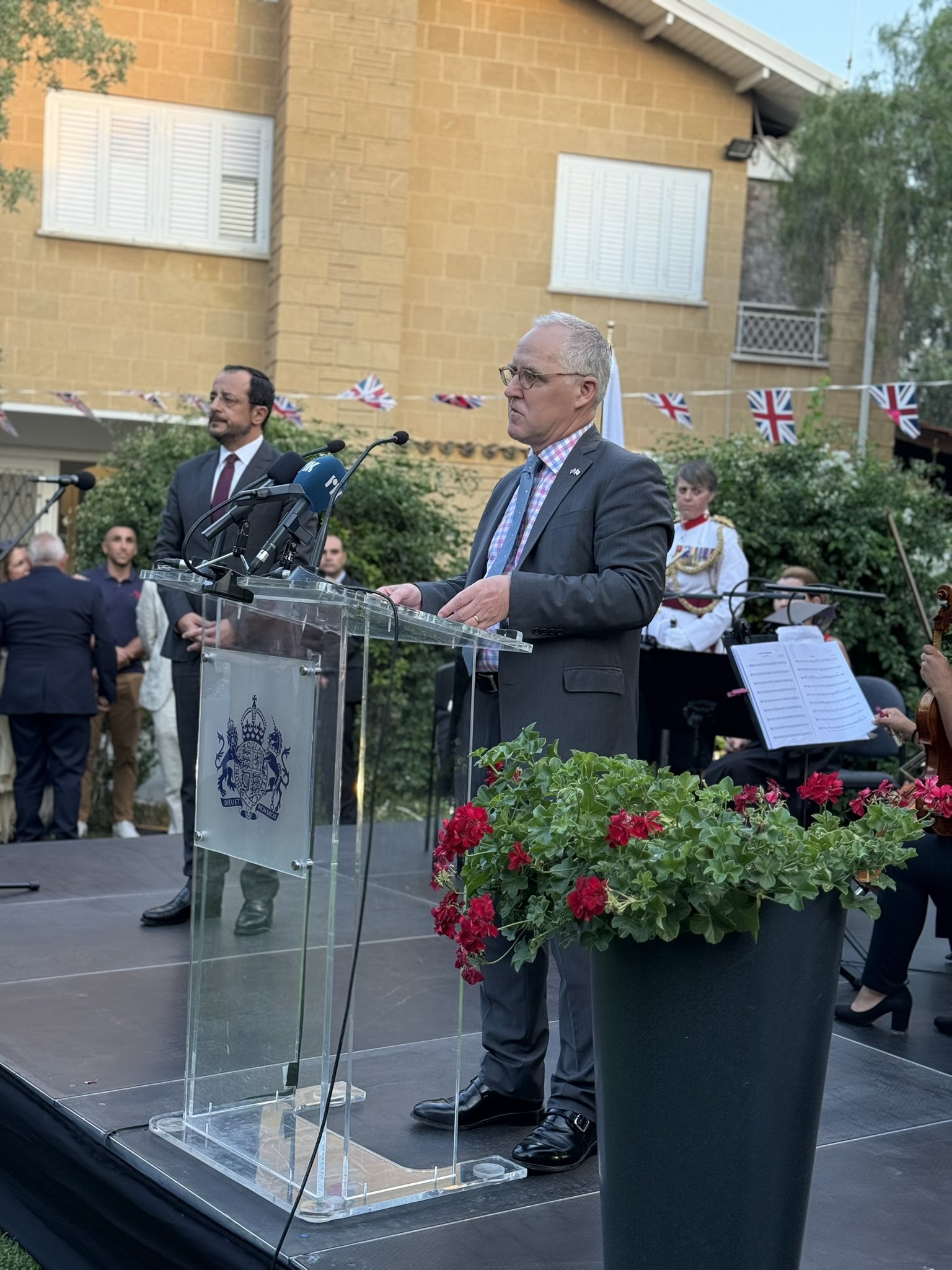 image Cyprus to bring UK closer to EU, president tells King’s birthday reception