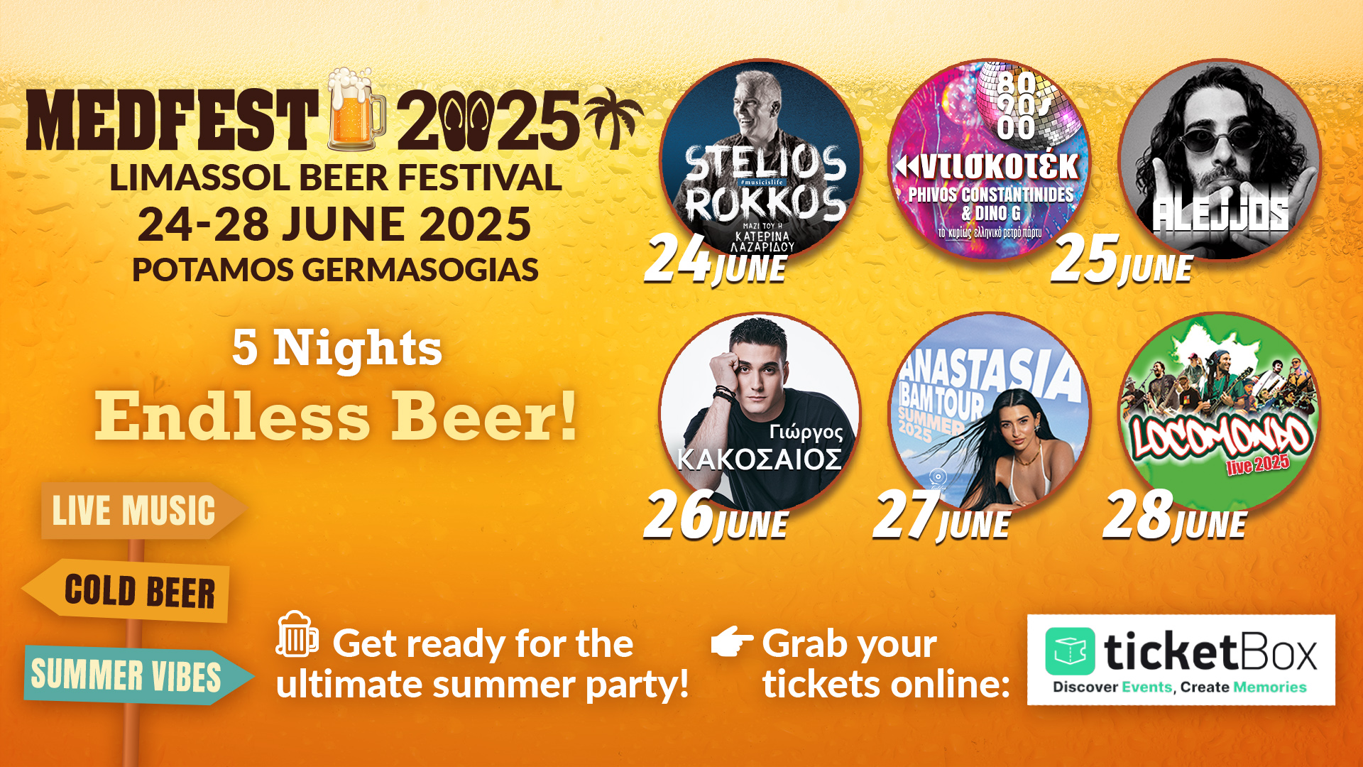 cover Find beer, live music and street food at Medfest