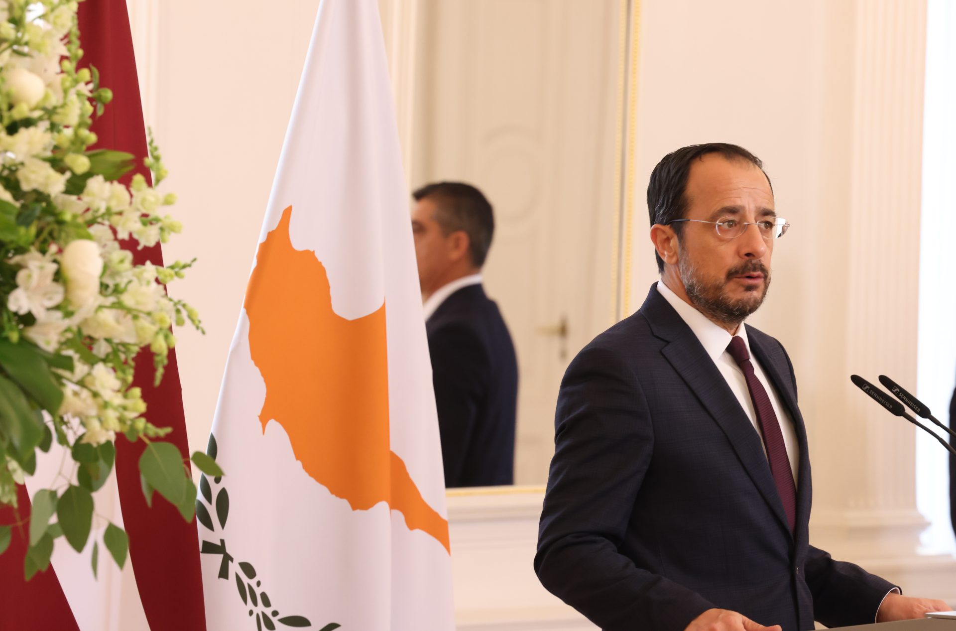 cover Christodoulides in Lithuania and Estonia on Friday
