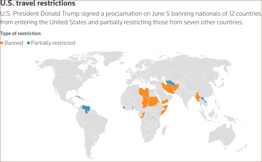image US shuts doors again: Trump expands travel ban in renewed immigration clampdown