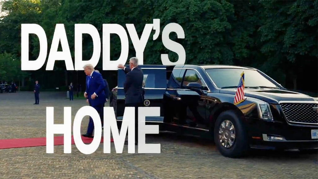 cover White House video embraces Trump as &#8216;daddy&#8217; after Nato chief&#8217;s remark