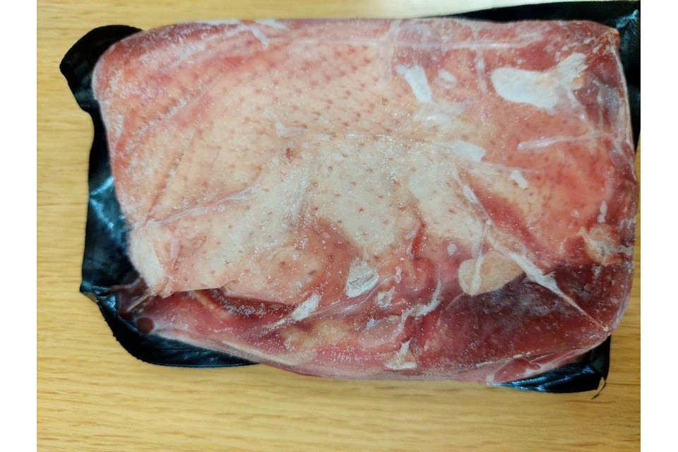 cover Frozen duck breasts pulled from shelves over salmonella contamination