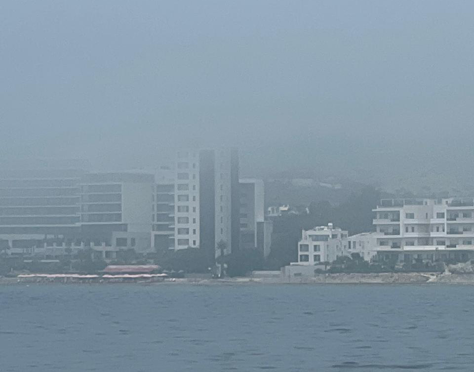 cover Thick fog covers Limassol