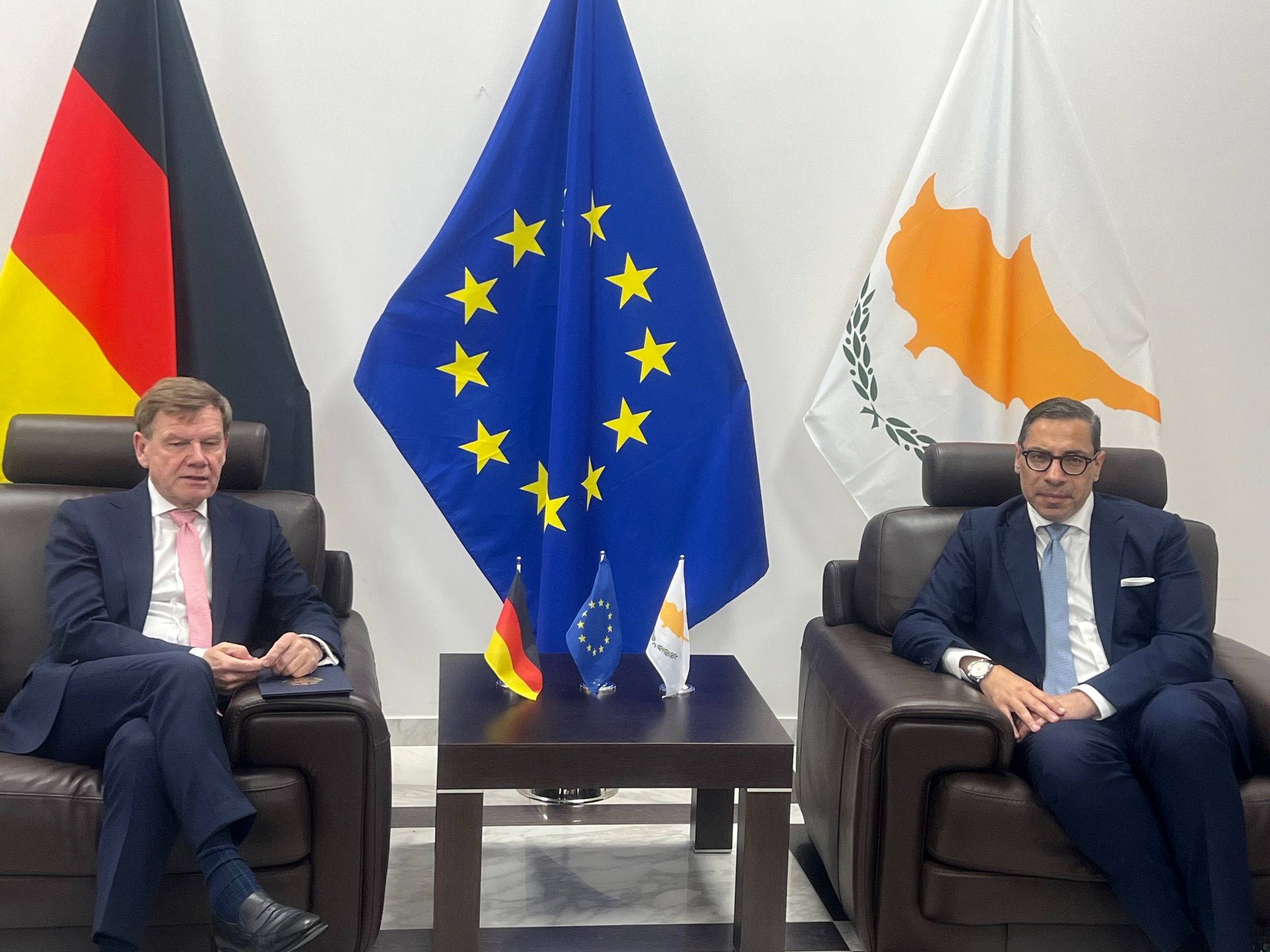 image Joint German-Cyprus call for de-escalation