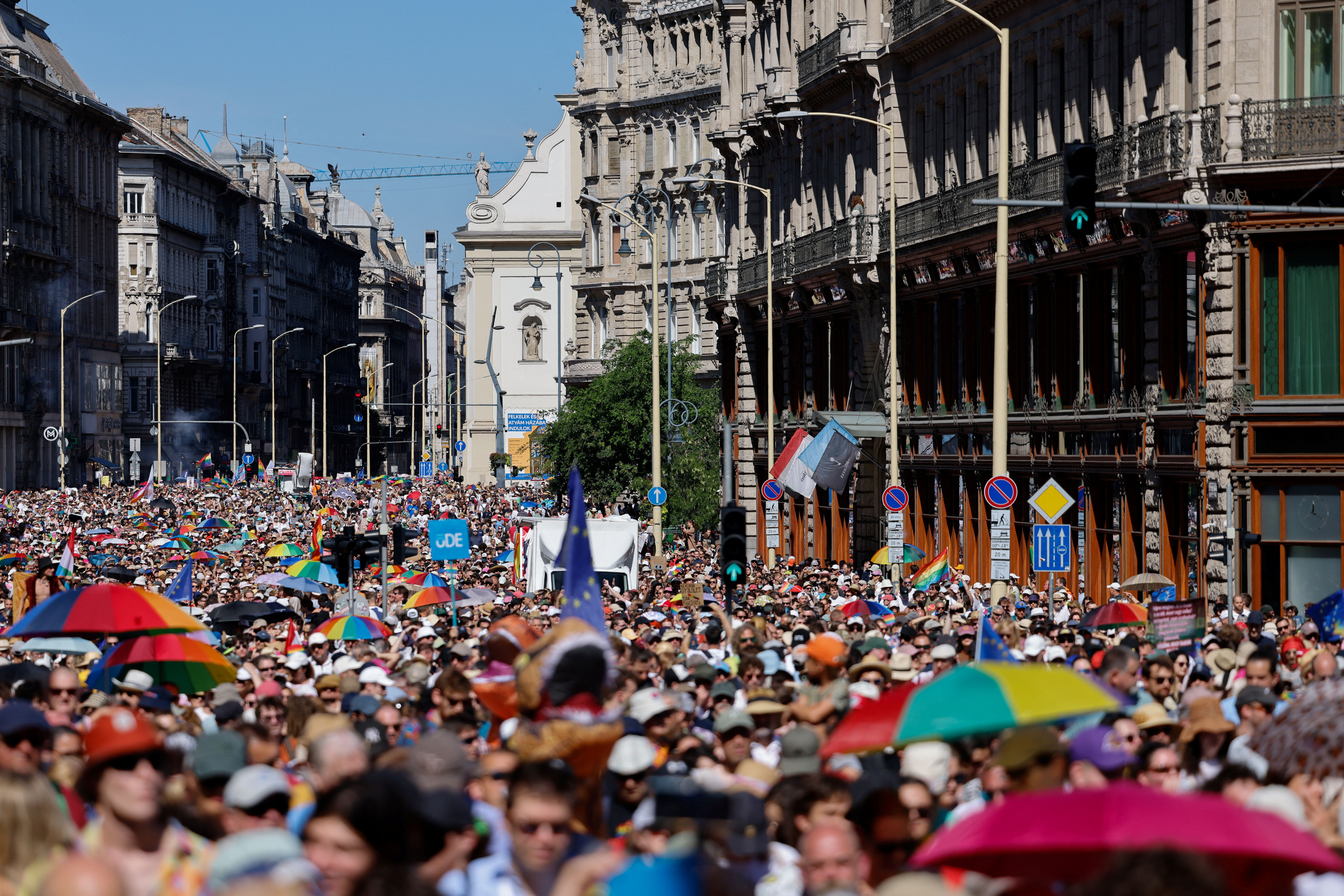 cover Tens of thousands march against Hungary&#8217;s government, for LGBT rights