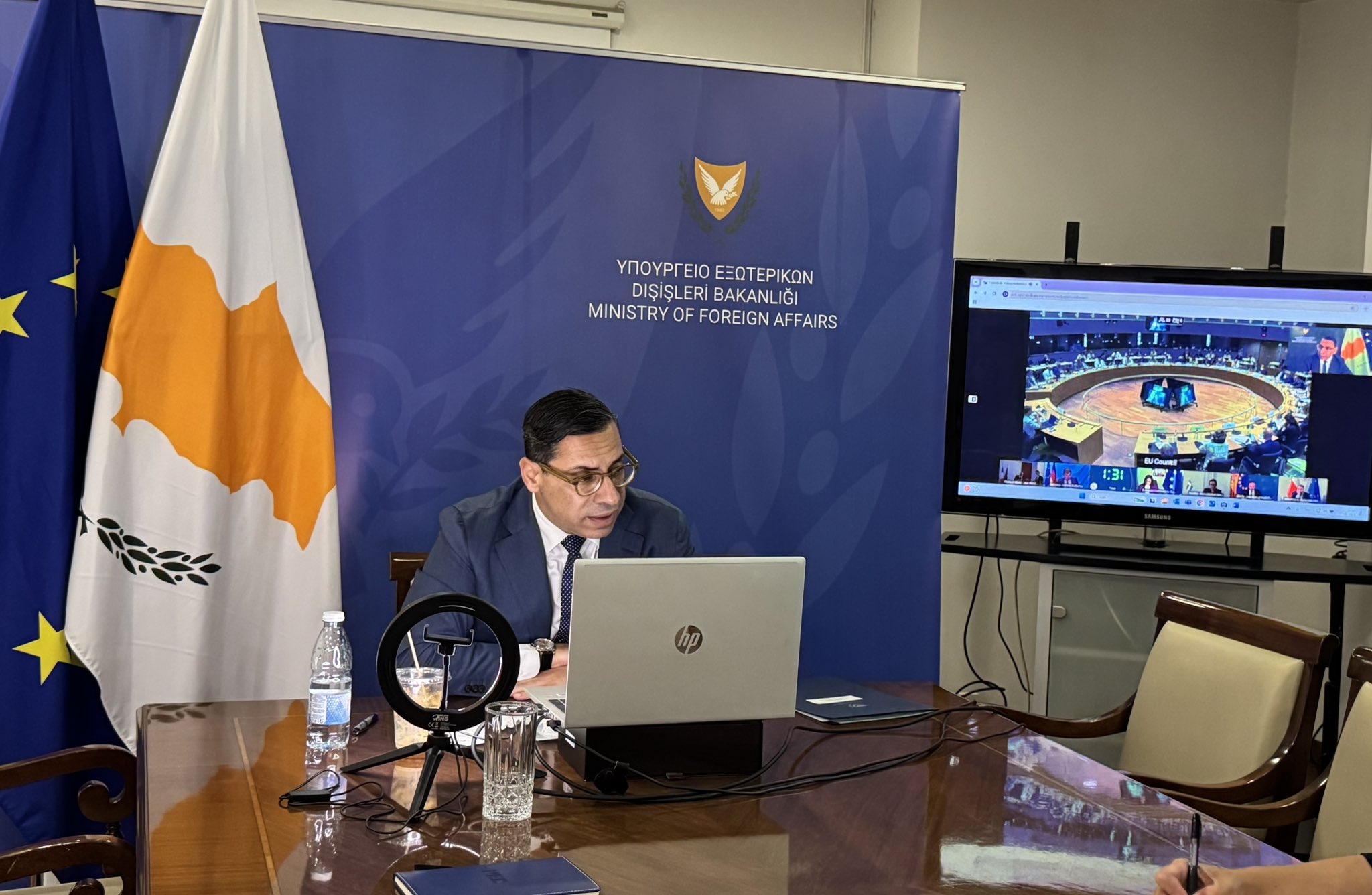 image Middle East situation ‘remains extremely critical’, Kombos tells EU counterparts