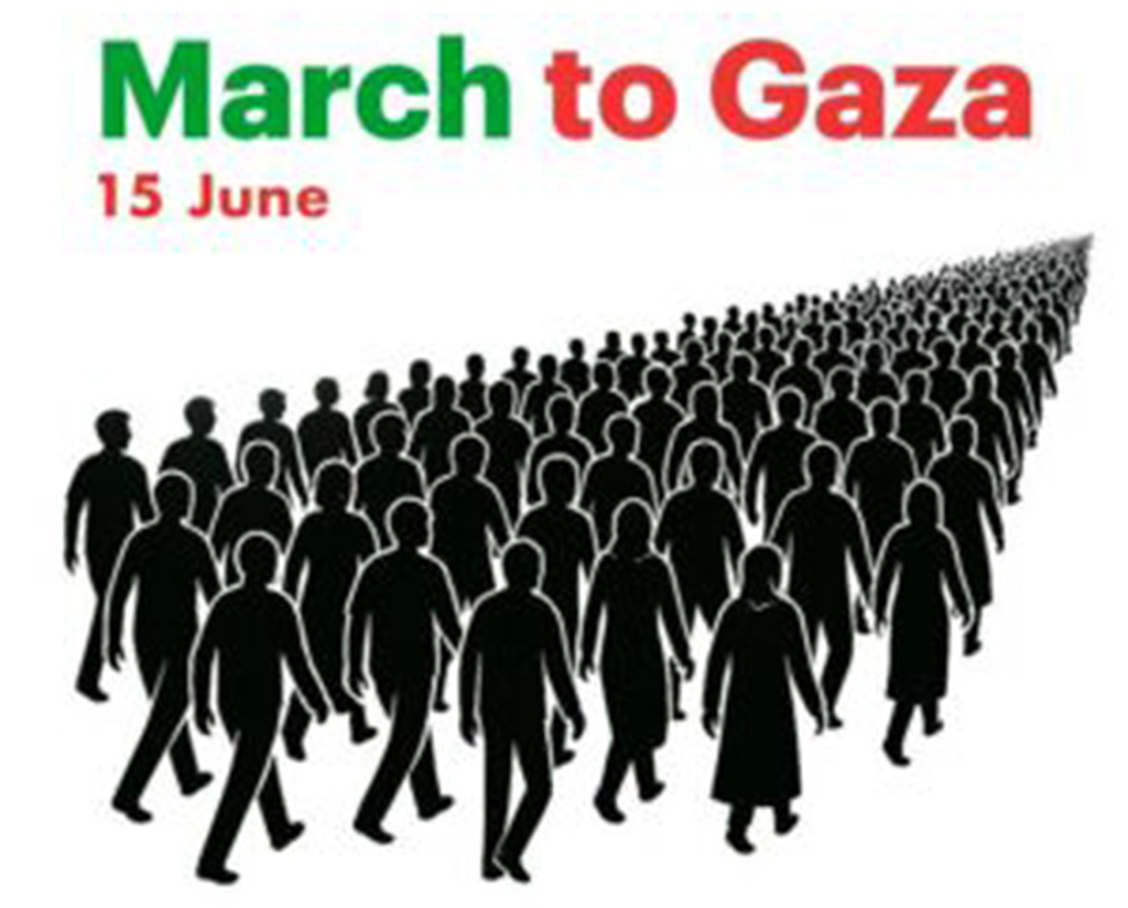image Greek Gaza march activists briefly detained at Cairo airport