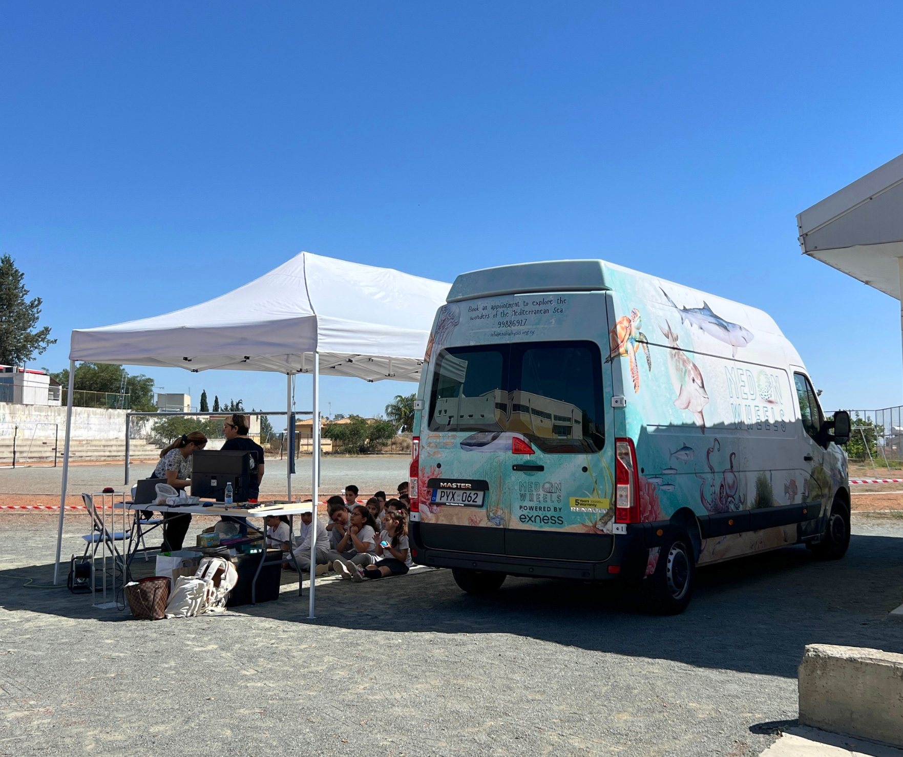 cover MedOnWheels: a mobile educational adventure brings the sea to schoolyards across Cyprus