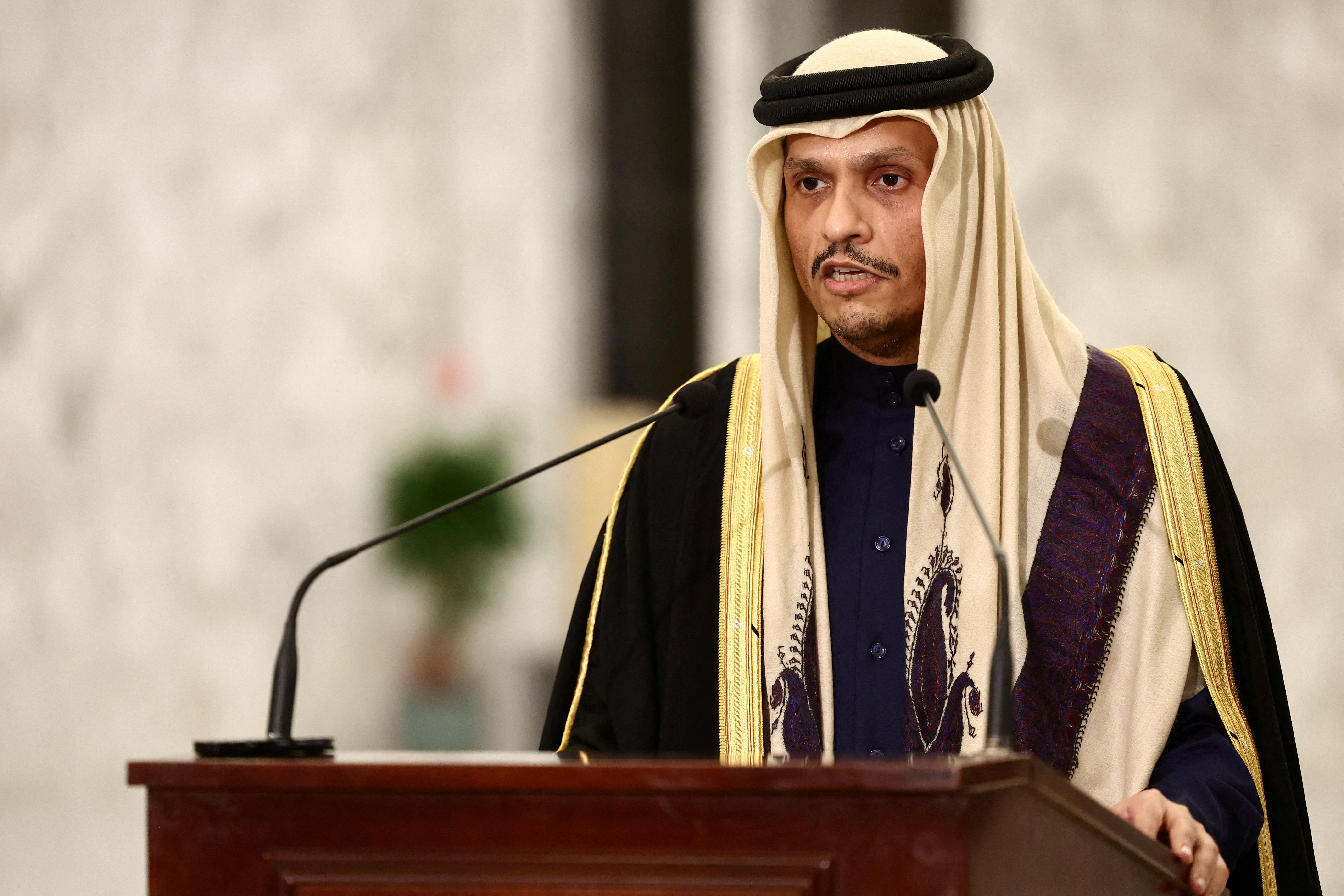 cover Trump to meet Qatar&#8217;s PM to discuss Gaza ceasefire deal