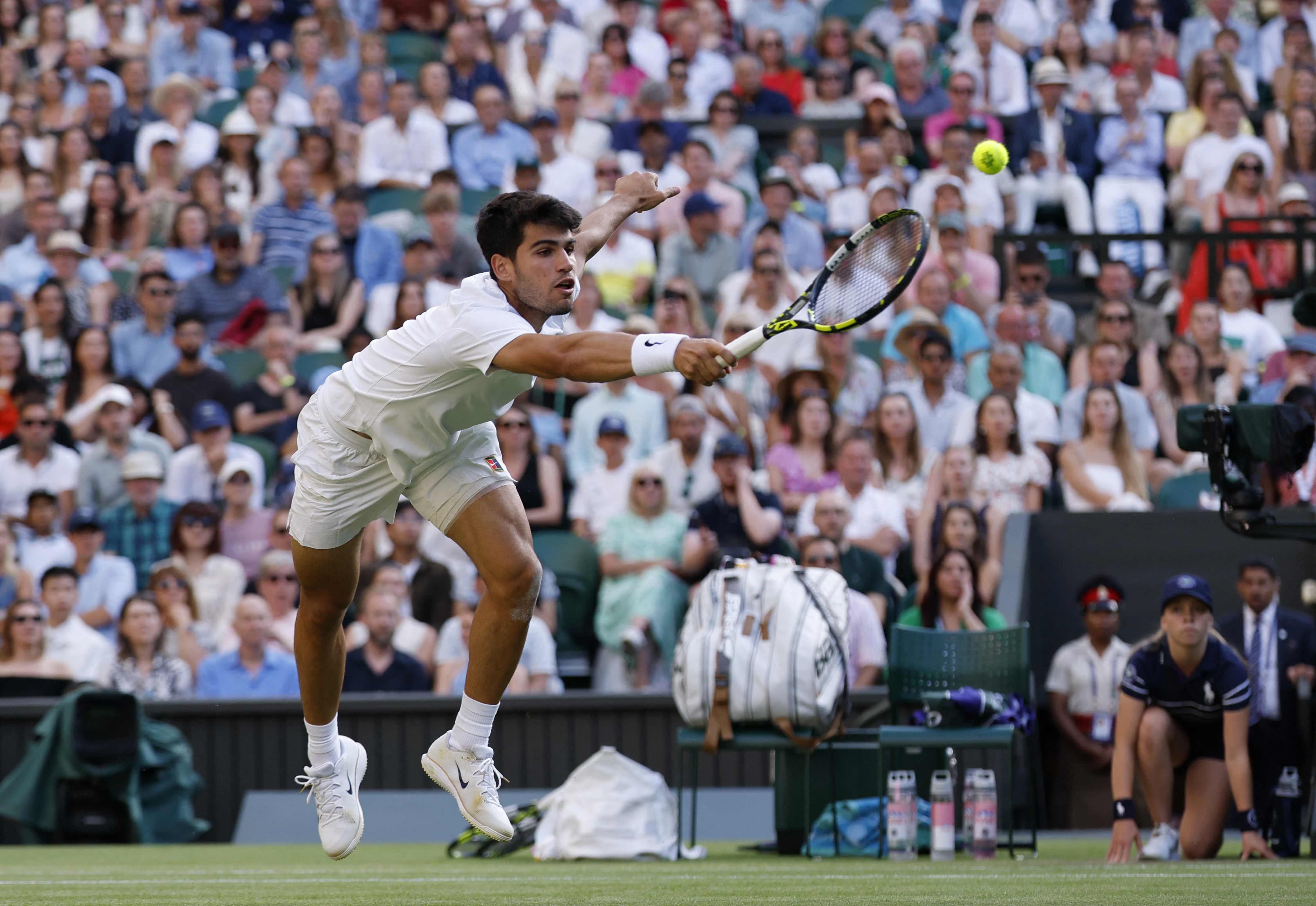 cover Alcaraz quells Struff challenge to march on at Wimbledon